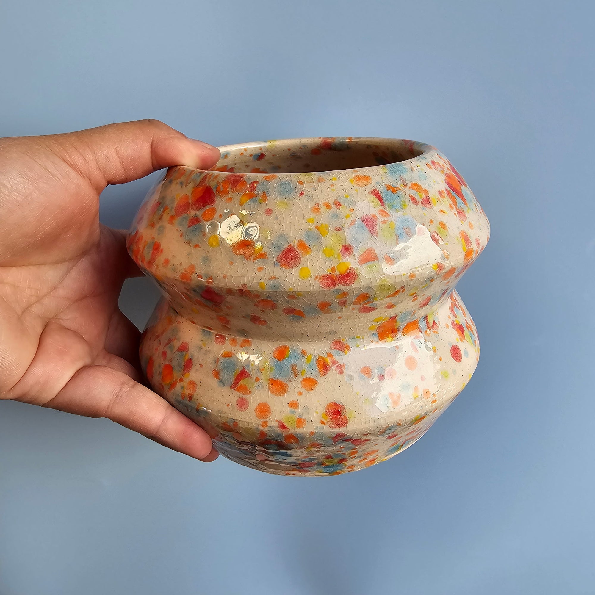 *SECONDS* FISHBOWL ANGLES PLANTER