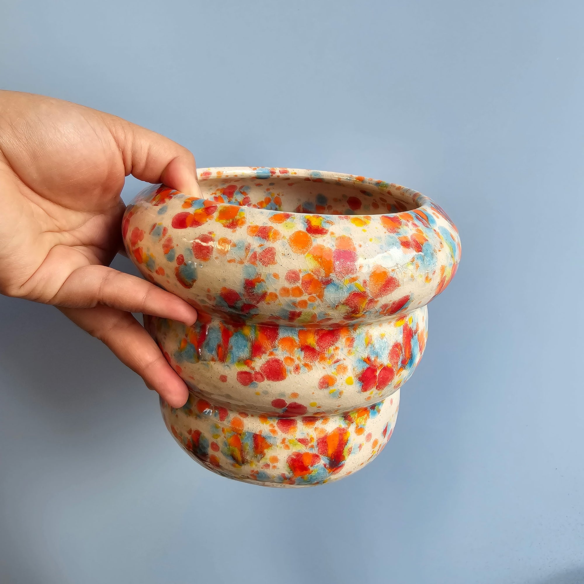 *SECONDS* FISHBOWL WAVY PLANTER