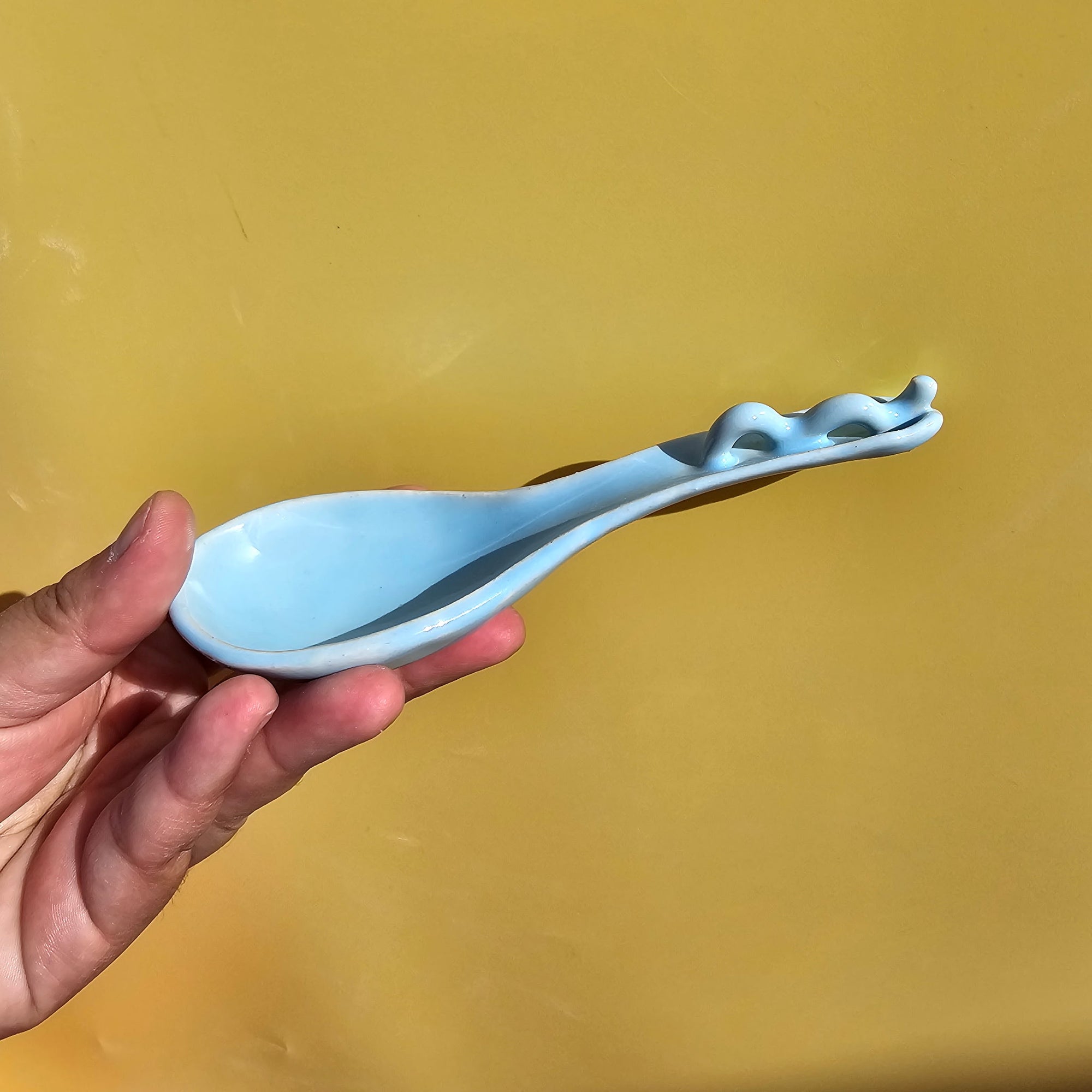 BLUE SKY SQUIGGLE SOUP SPOON