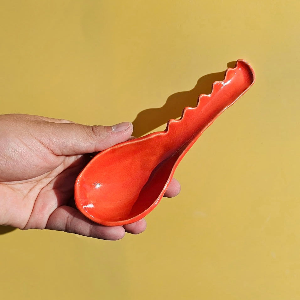 CHERRY ZIGZAG SOUP SPOON