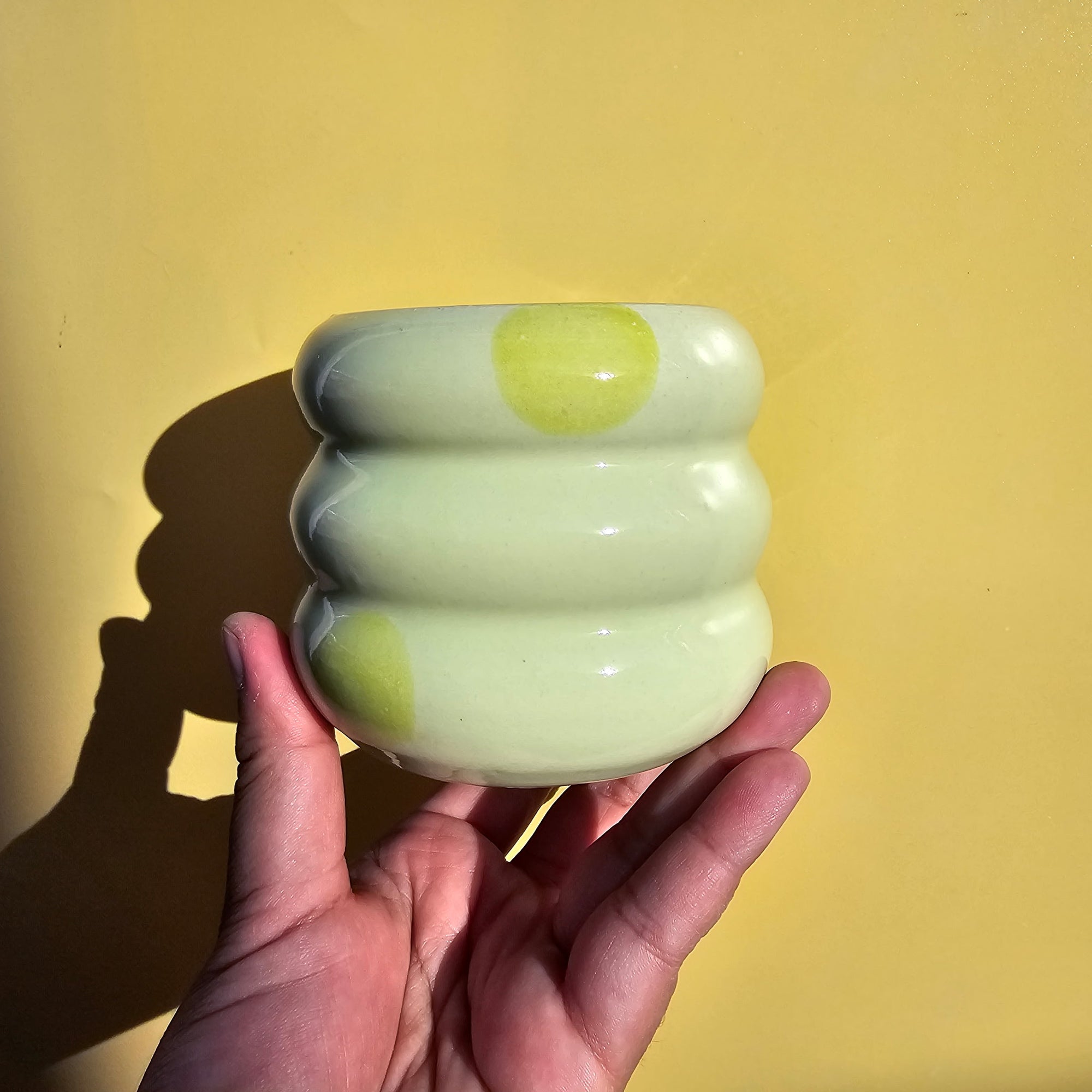 MINTY POLKADOT TRIPPY CUP