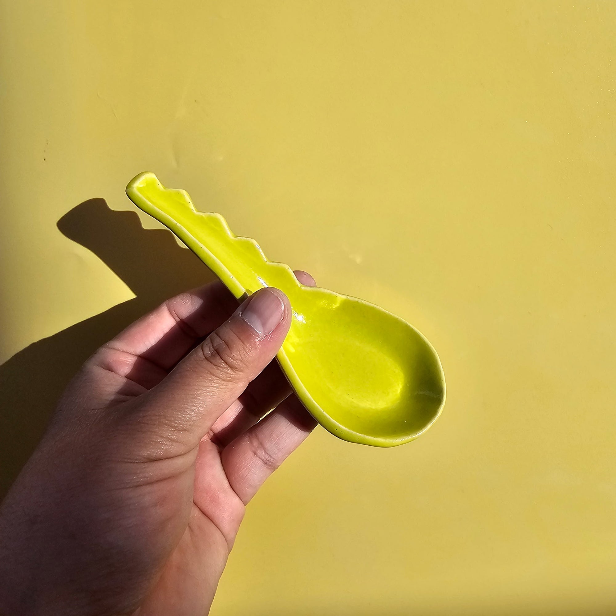 CHARTREUSE ZIGZAG SOUP SPOON