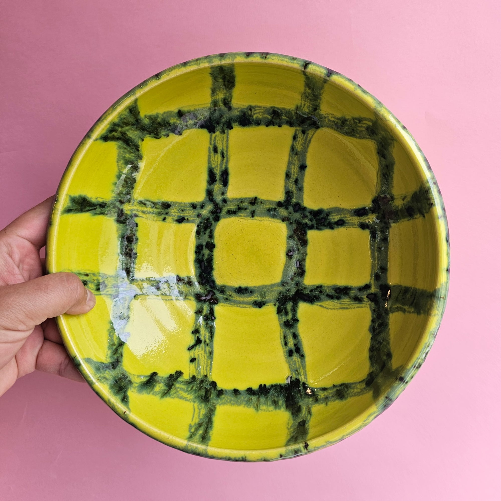 PLAID SUNNY & METEOR PLATE BOWL