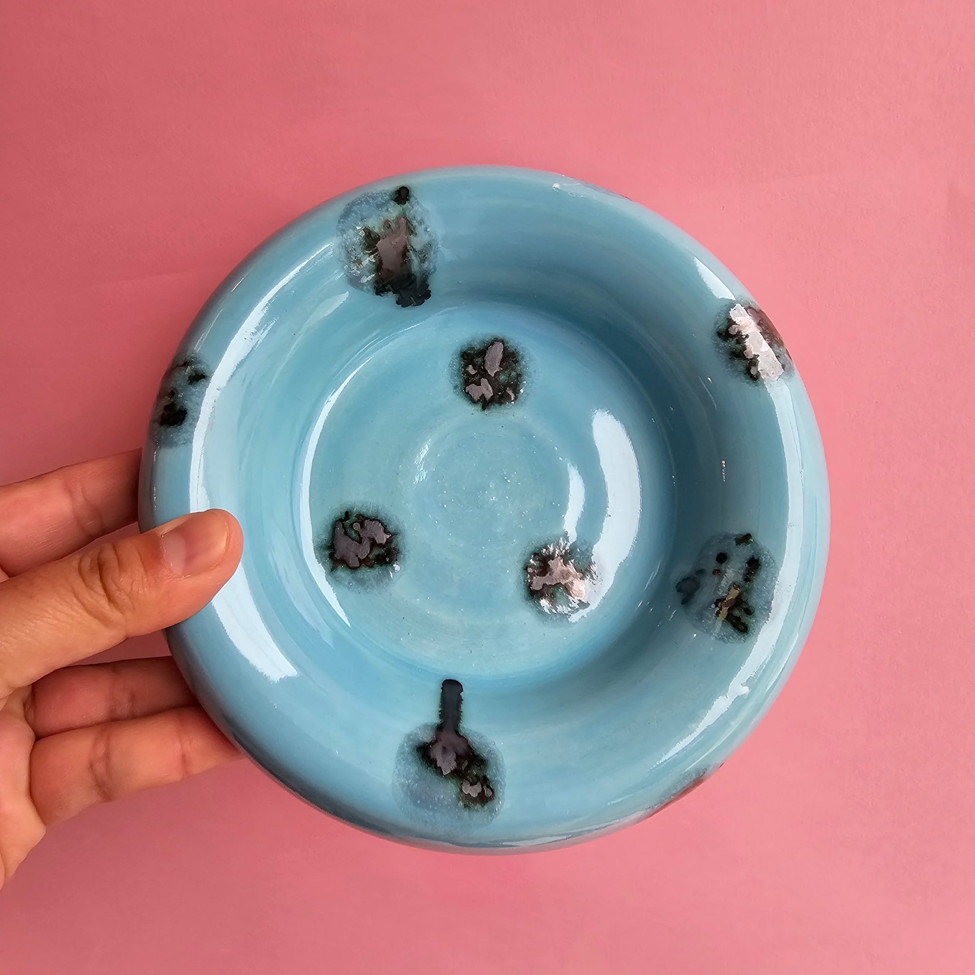 BLUE SKY & METEOR BUBBLE DISH