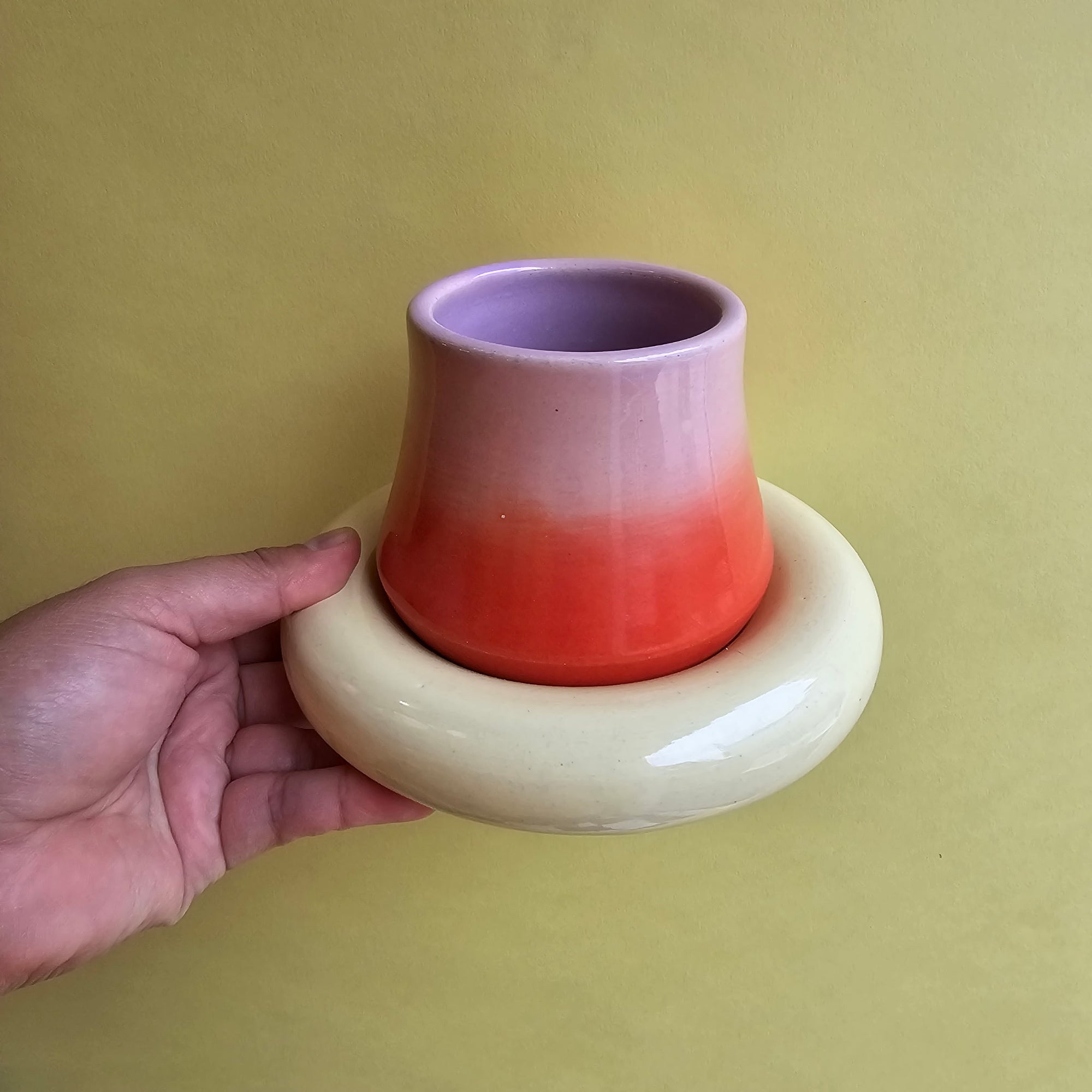 BERRY CUP AND SAUCER