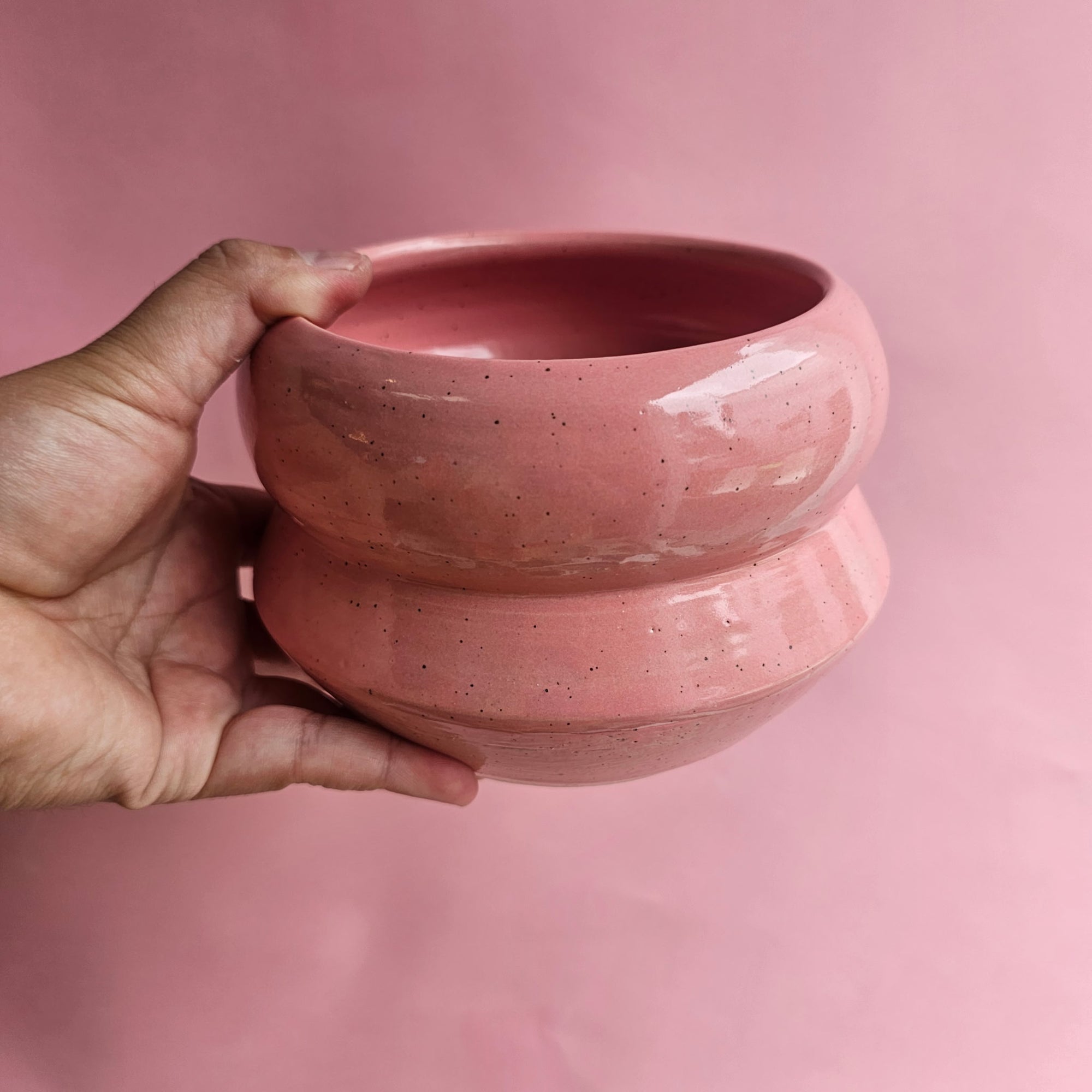 FLAMINGO CHUNK VASE