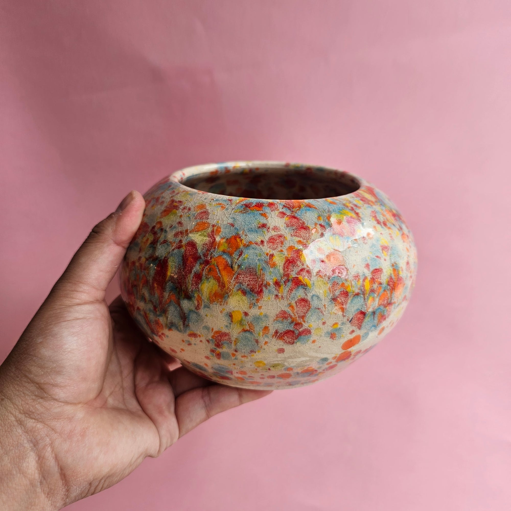 FISH BOWL ROUND PLANTER