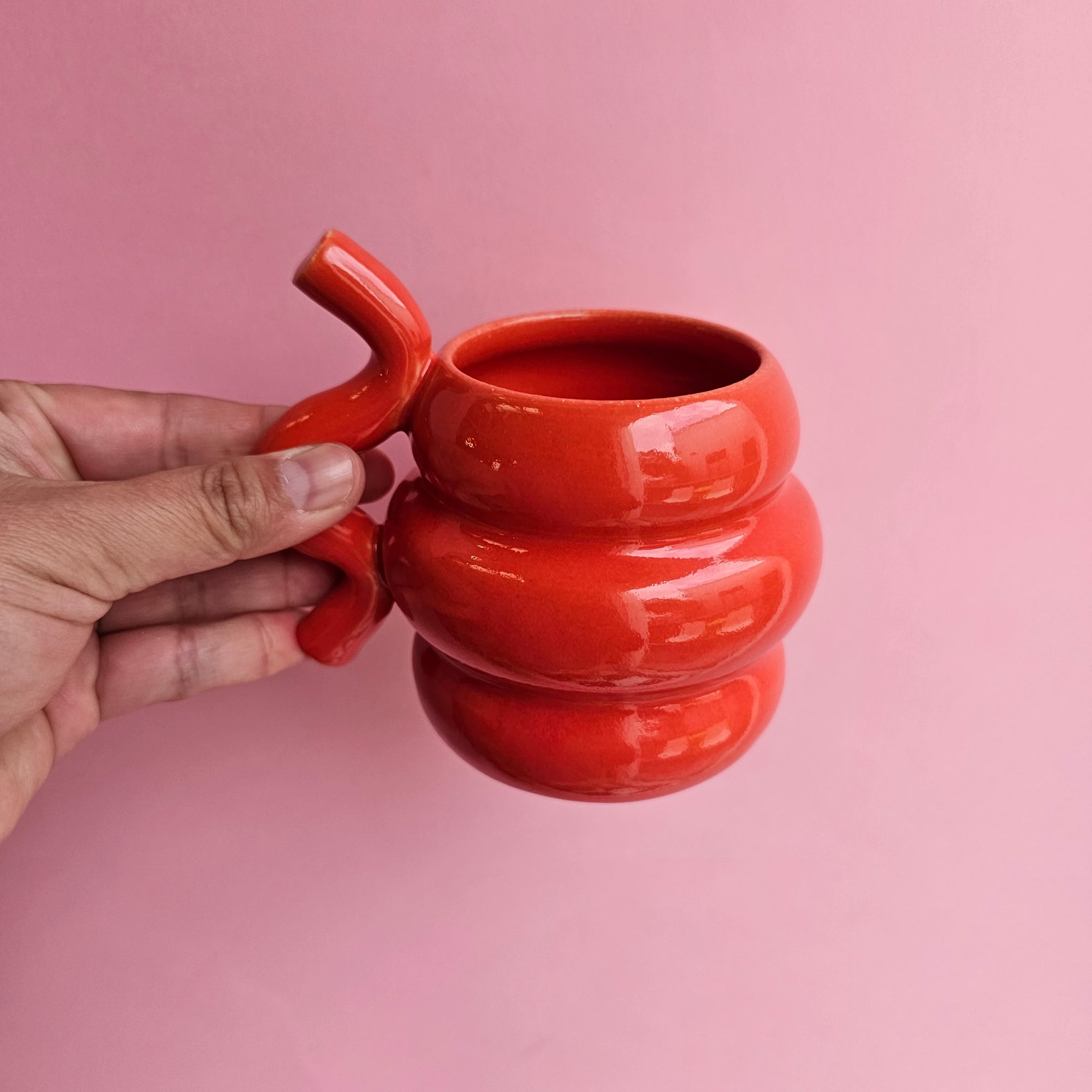 CHERRY SQUIGGLE MUG