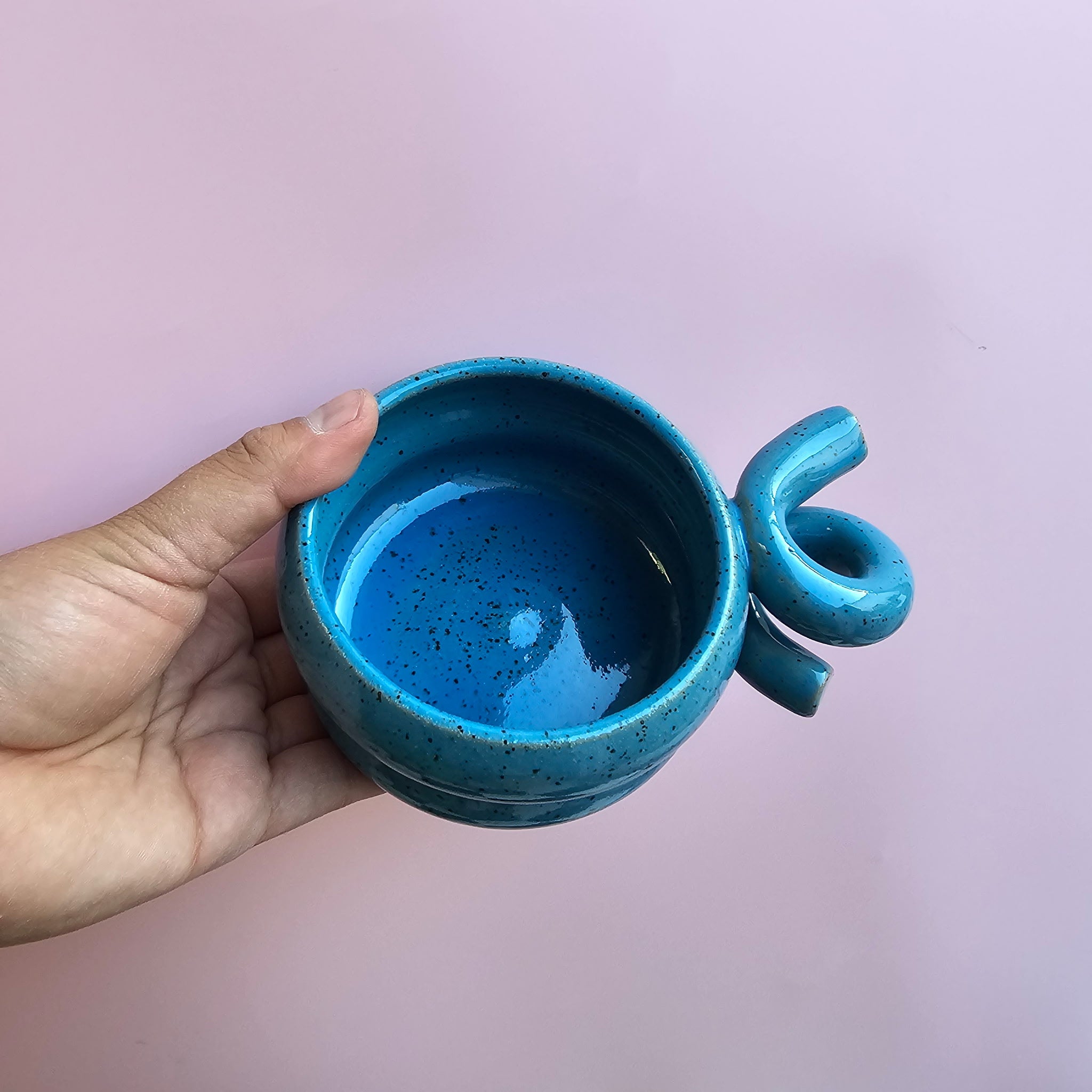 TROPICAL SPECKLED CORKSCREW VENUS MUG!