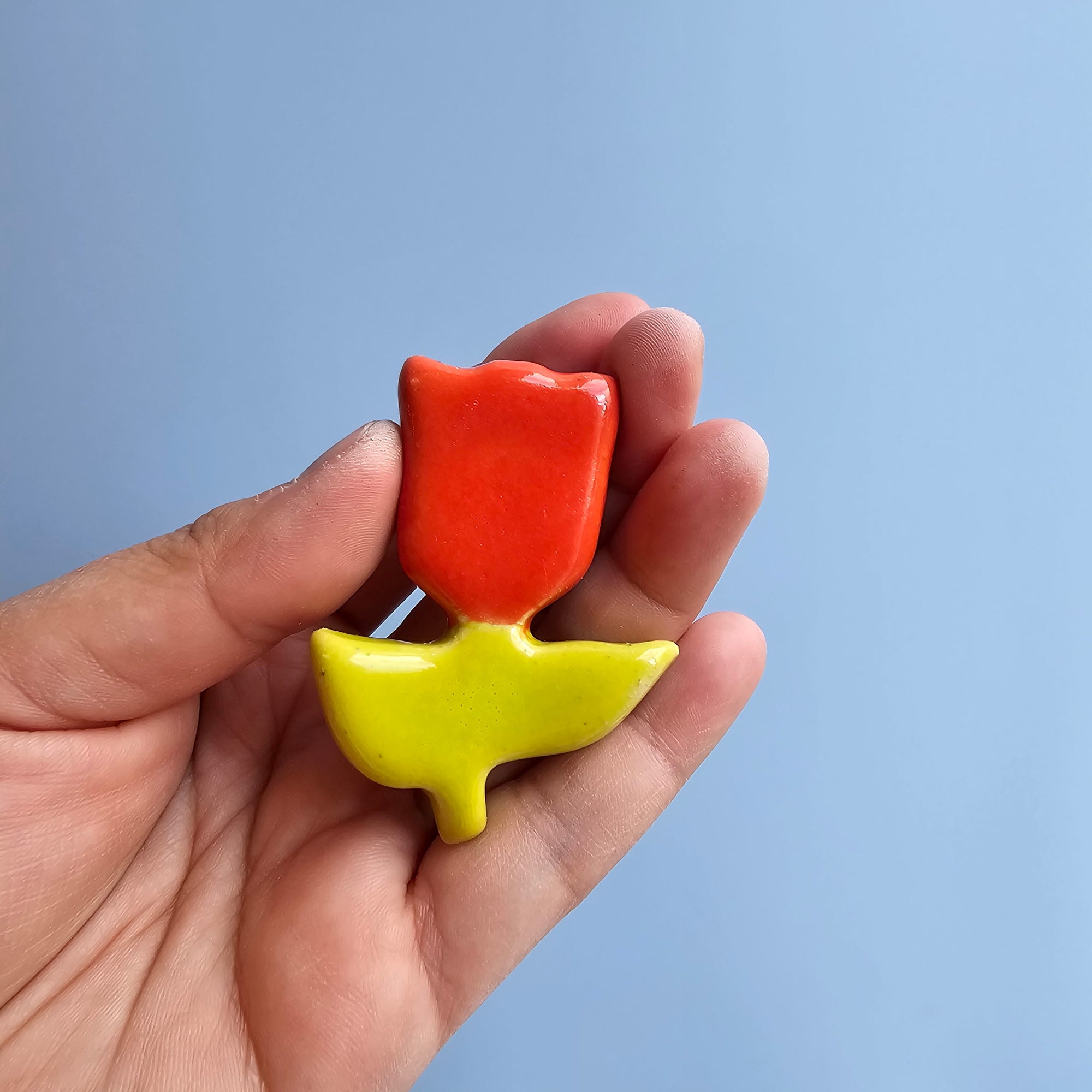 CHERRY/MINTY TULIP CHOPSTICK REST!