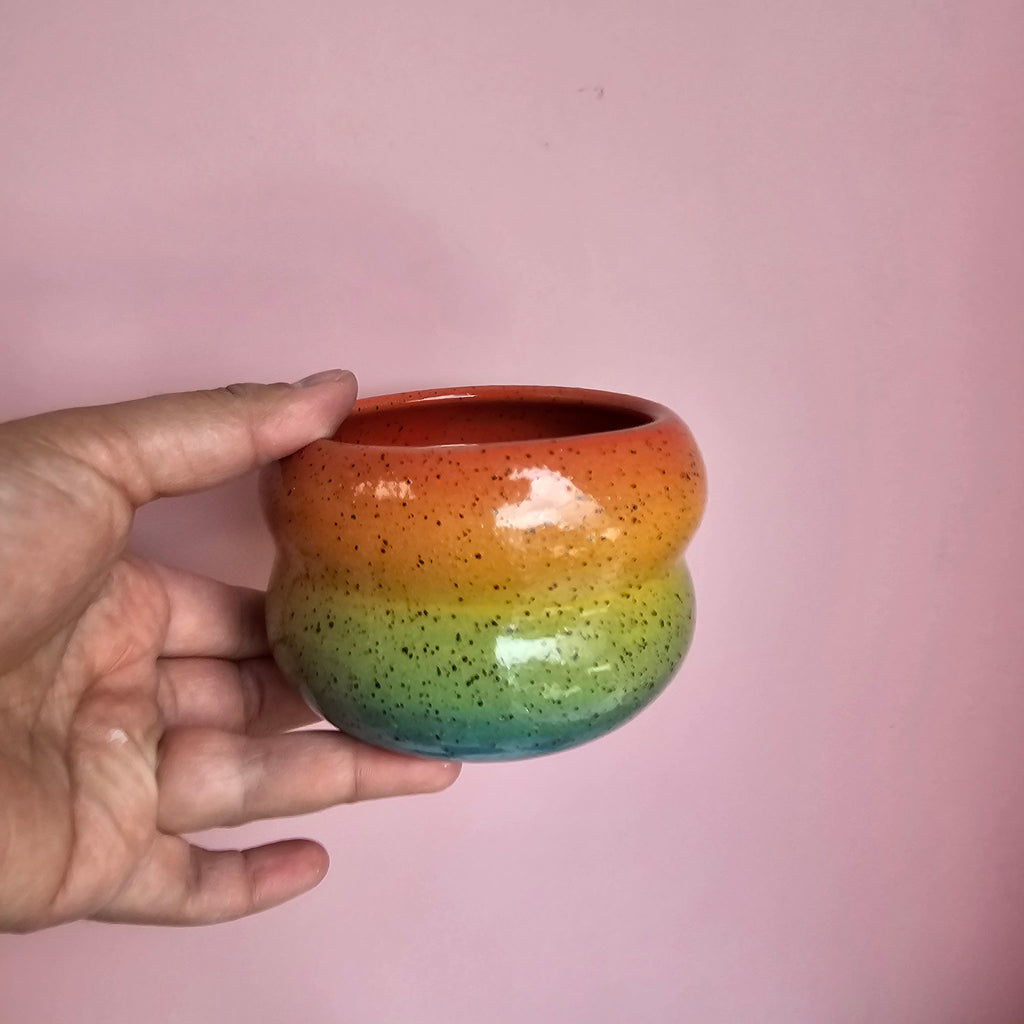 RAINBOW SPECKLED VENUS CUP!