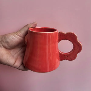 CORAL DUO DAISY MUG