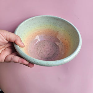 SOAP BUBBLE SPECKLED BOWL