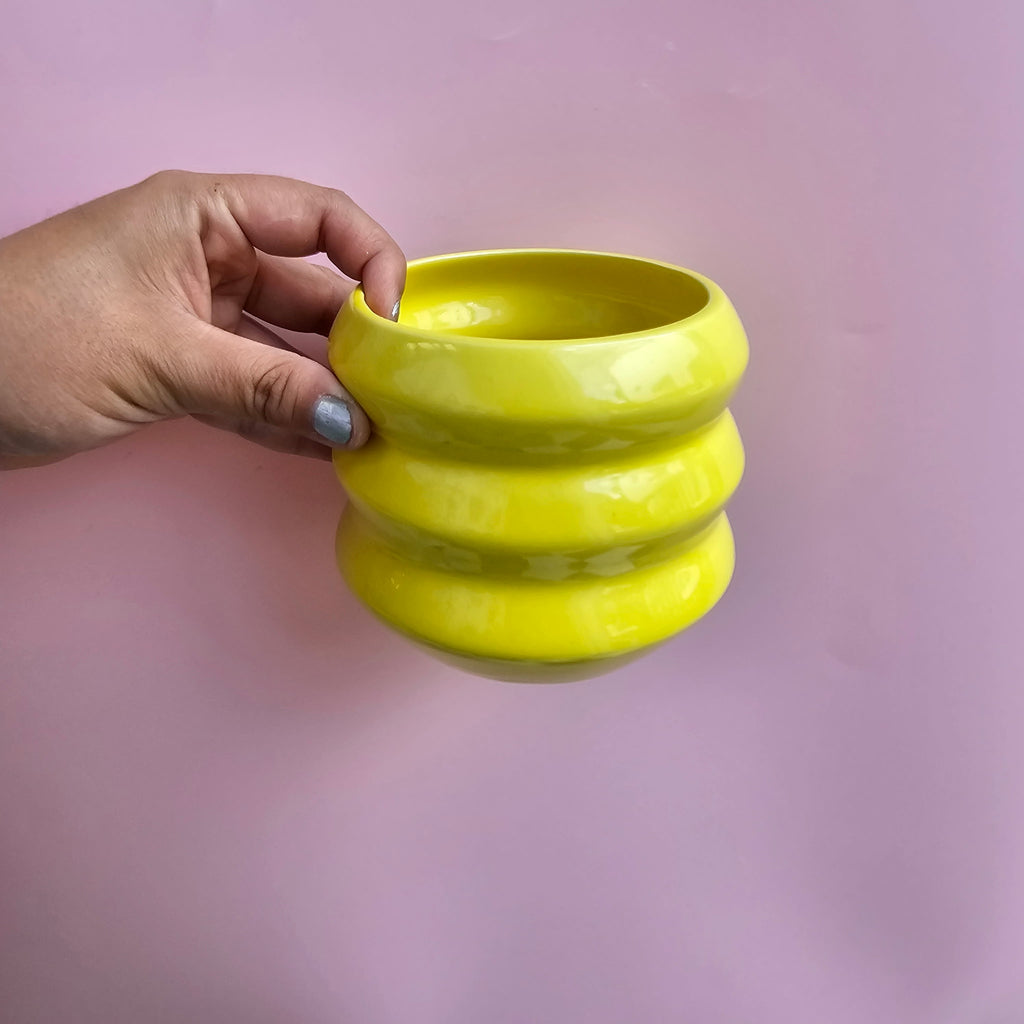 *SECOND* CHARTREUSE JUMBO ZIGZAG CUP