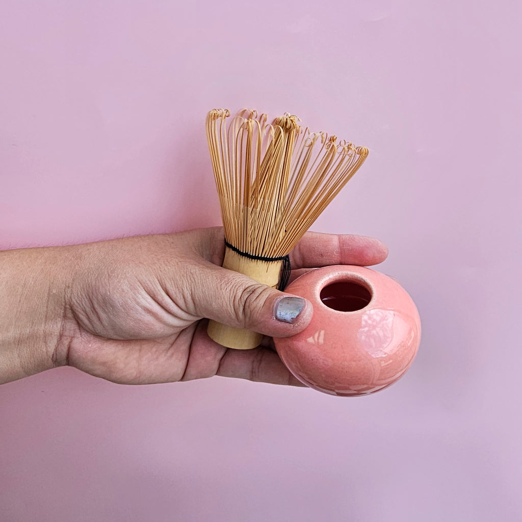FLAMINGO MATCHA WHISK HOLDER