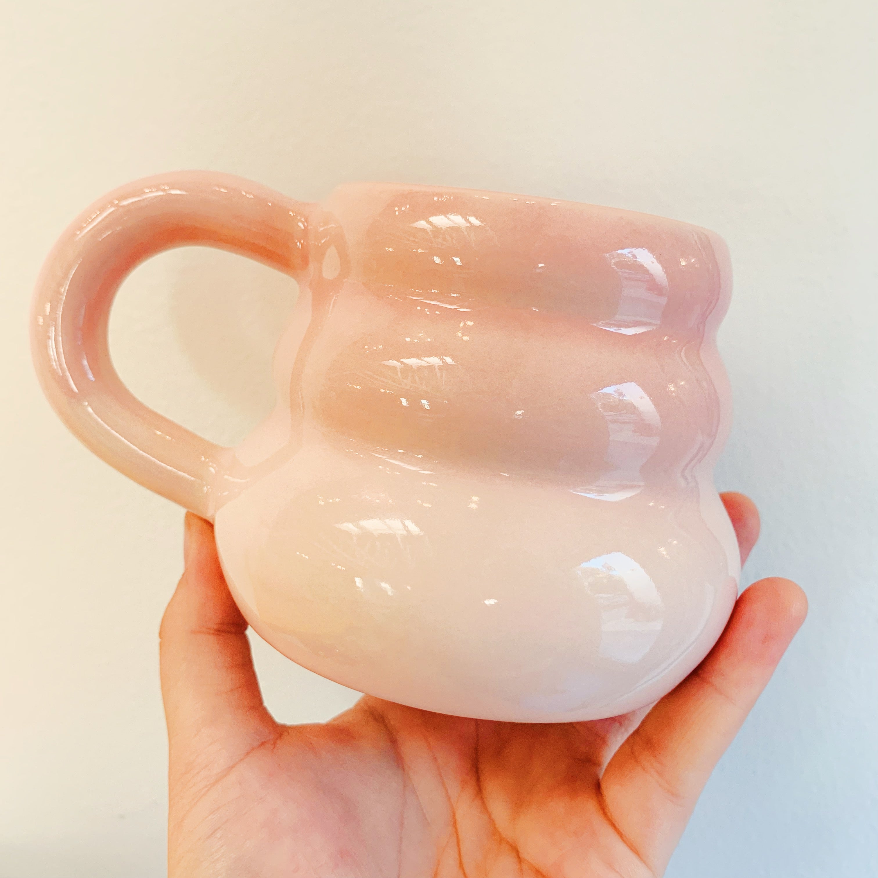*SECONDS* SOFT PINK OMBRE CHUBBY MUG