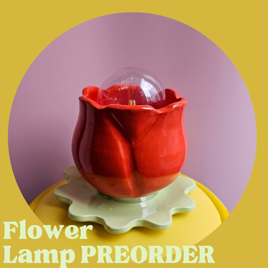 FLOWER LAMP PREORDER - PICK YOUR OWN COLORS🪻✨️🌷🌈PRE-ORDER 4-6 WEEKS
