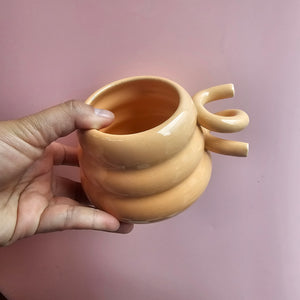 PEACHY LOOPY LOO CHUBBY MUG