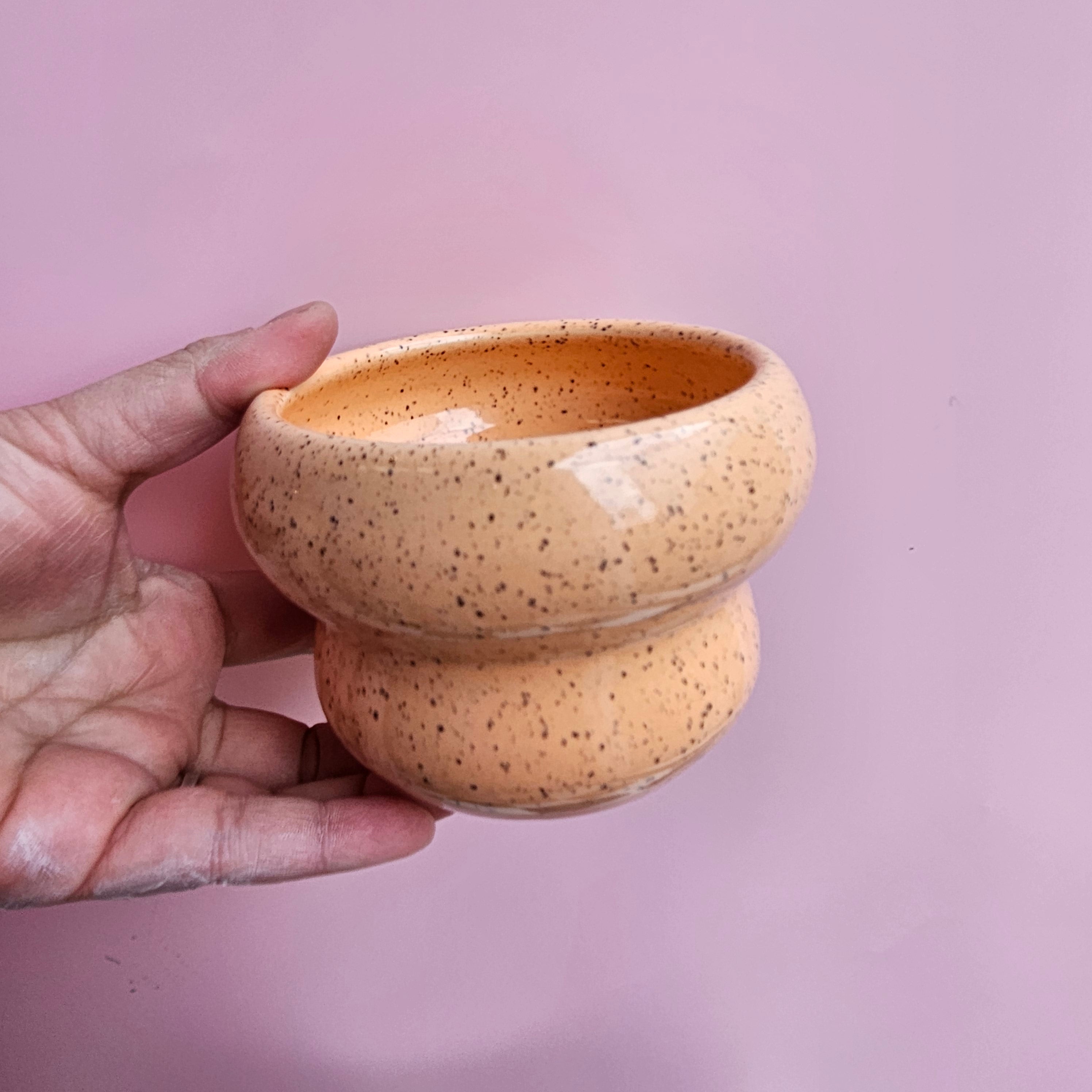 PEACHY BUBBLE CUP/VASE