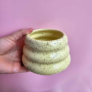 LEMON PIE CHUBBY CUP/VASE