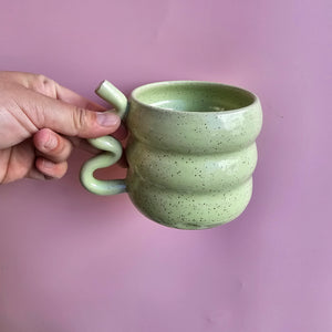 MINTY TRIPPY SQUIGGLE MUG