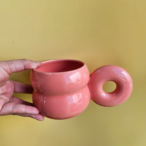 FLAMINGO VENUS DONUT MUG