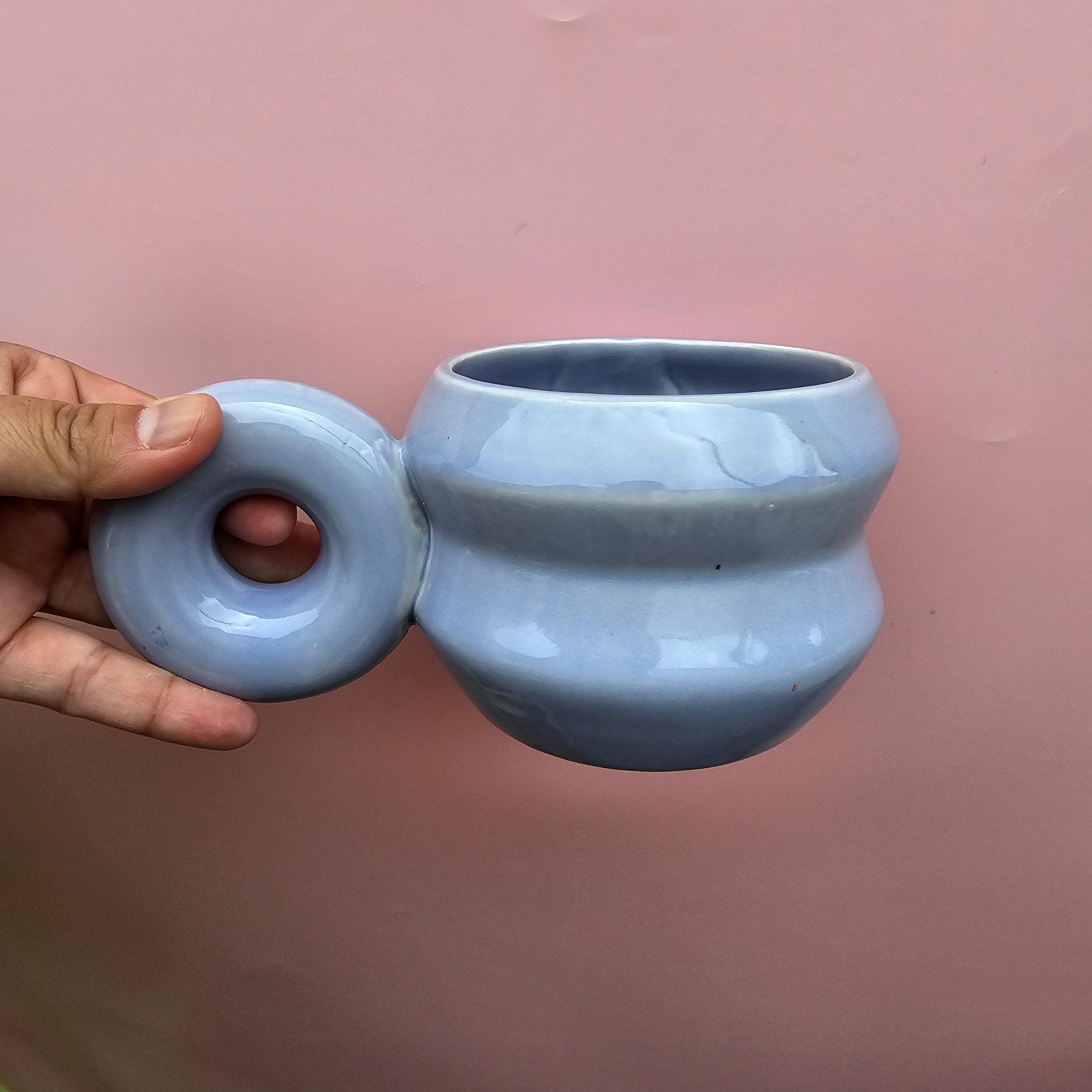 MOONSTONE ANGLES DONUT MUG *SECONDS