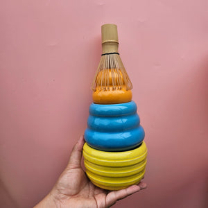 MATCHA TOWER WHISK HOLDER CUP BOWL