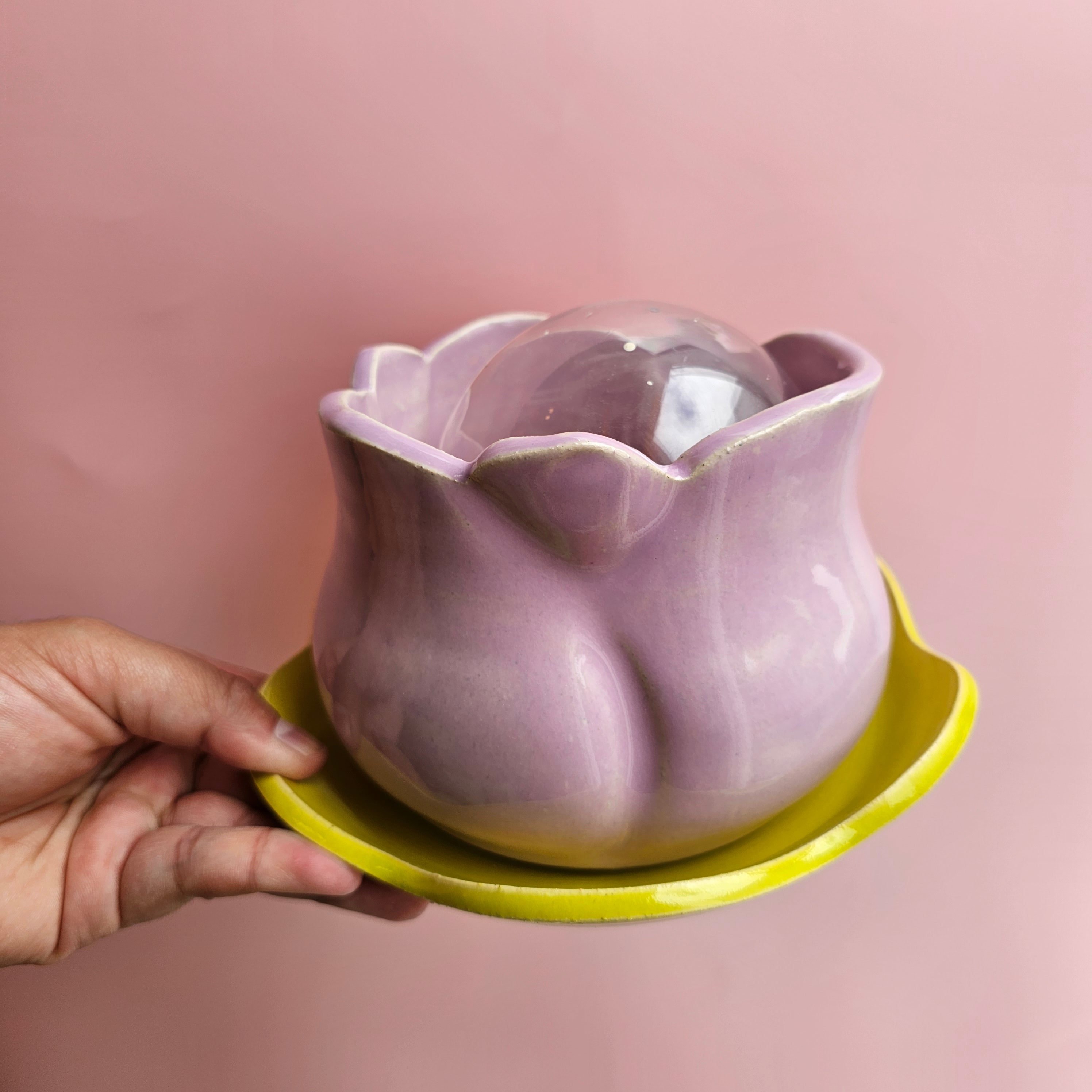 PINKY TULIP FLOWER BLOOM LAMP