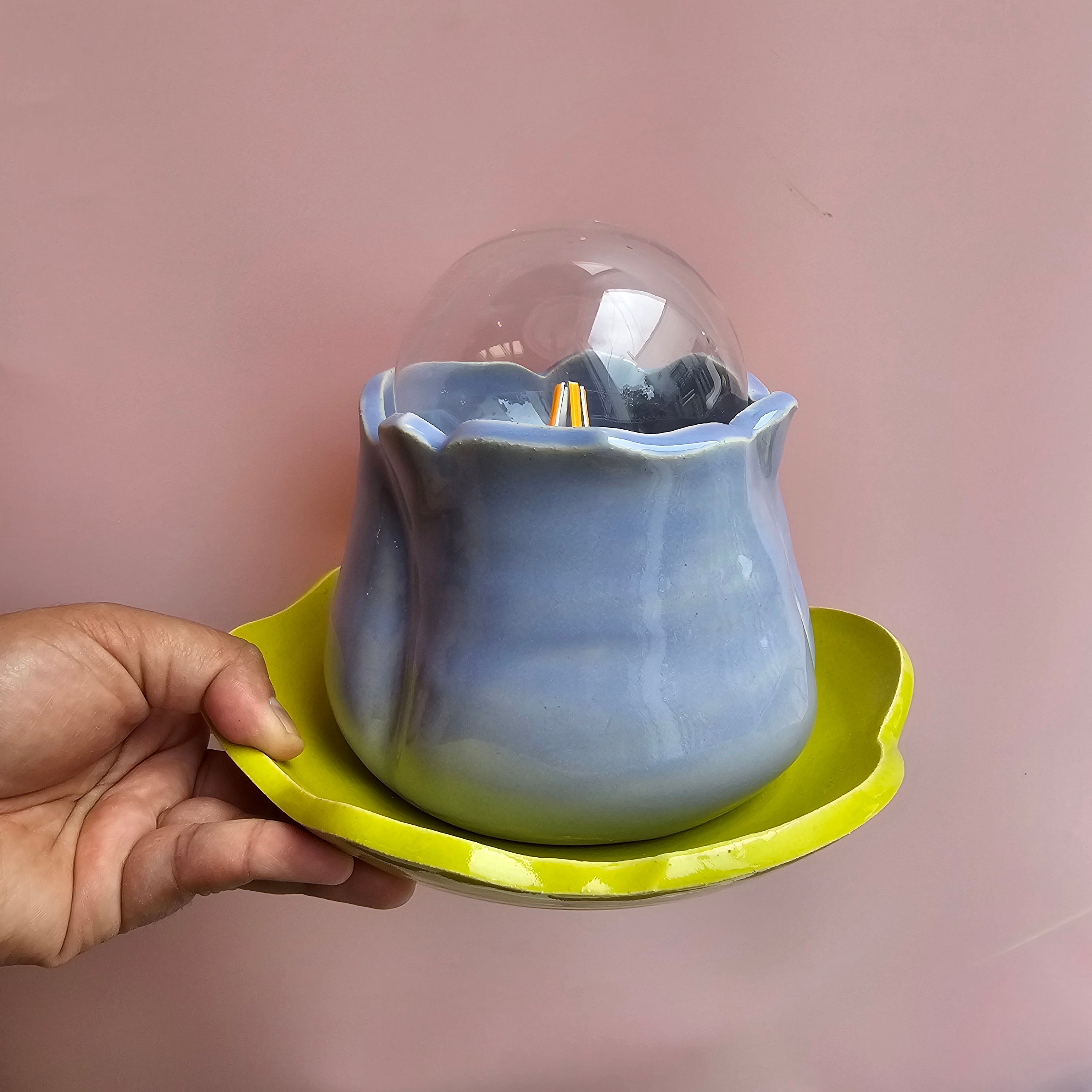 MOONSTONE TULIP FLOWER BLOOM LAMP