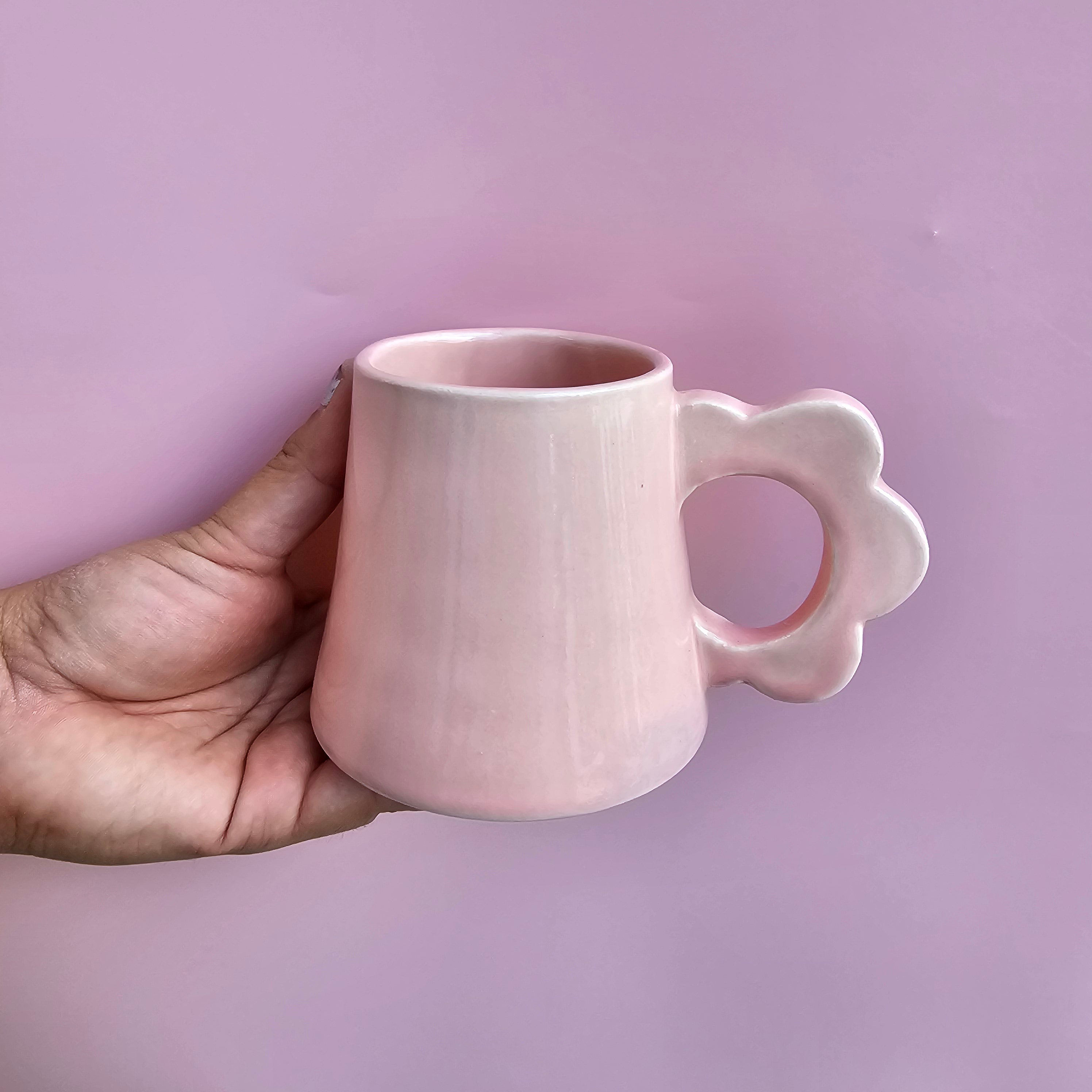 PINKY DAISY MUG *SECONDS