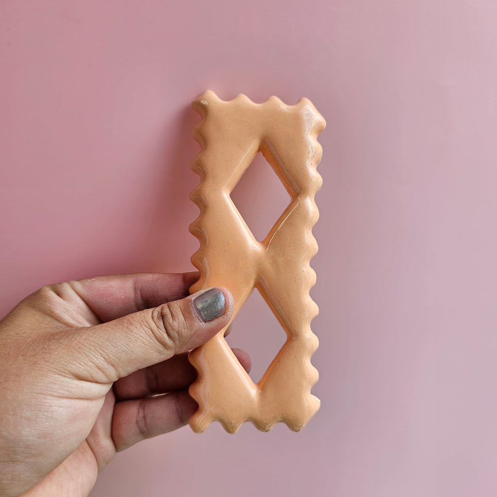 PEACHY DOUBLE PICTURE MINI FRAME