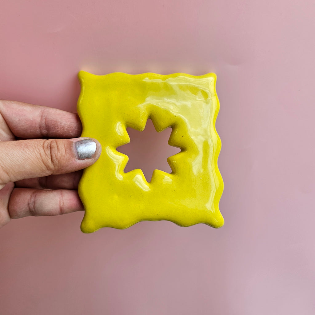 CHARTREUSE BURST PICTURE MINI FRAME