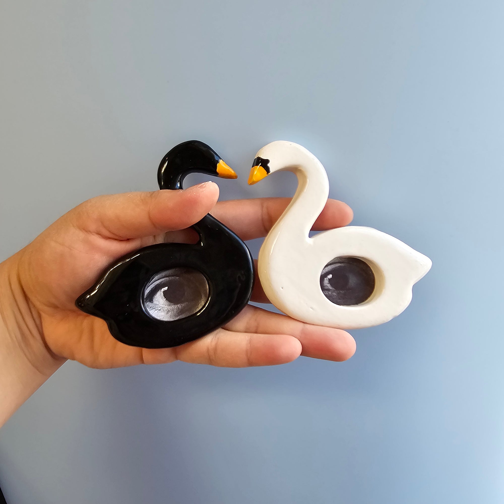 PAIR OF SWANS MINI FRAMES (2pcs)