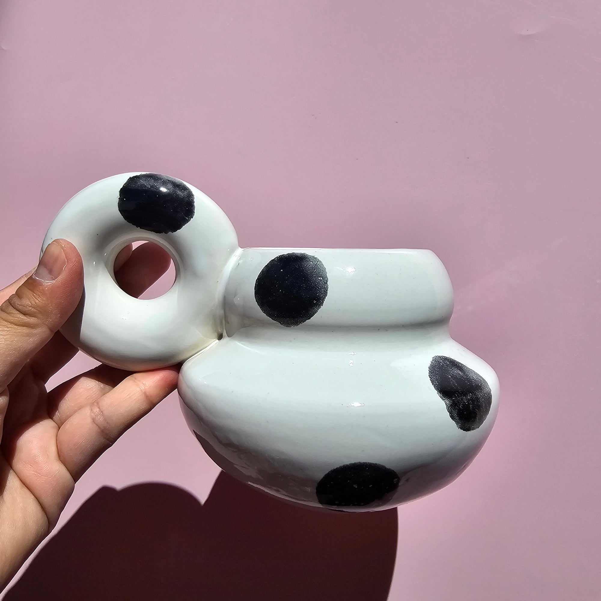 DALMATIAN UFO MUG DOTS