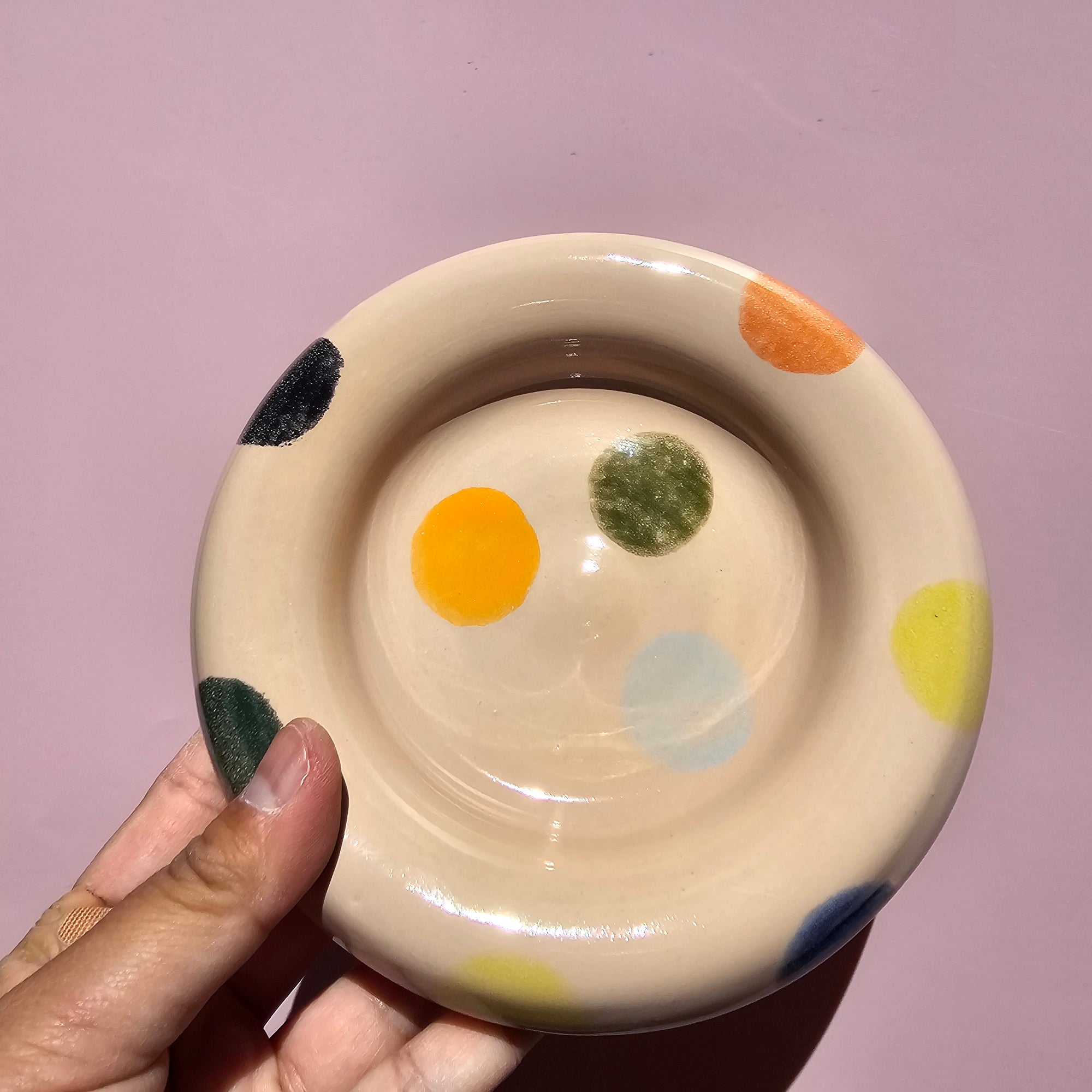 CIRCUS DOTS CHUBBY DISH