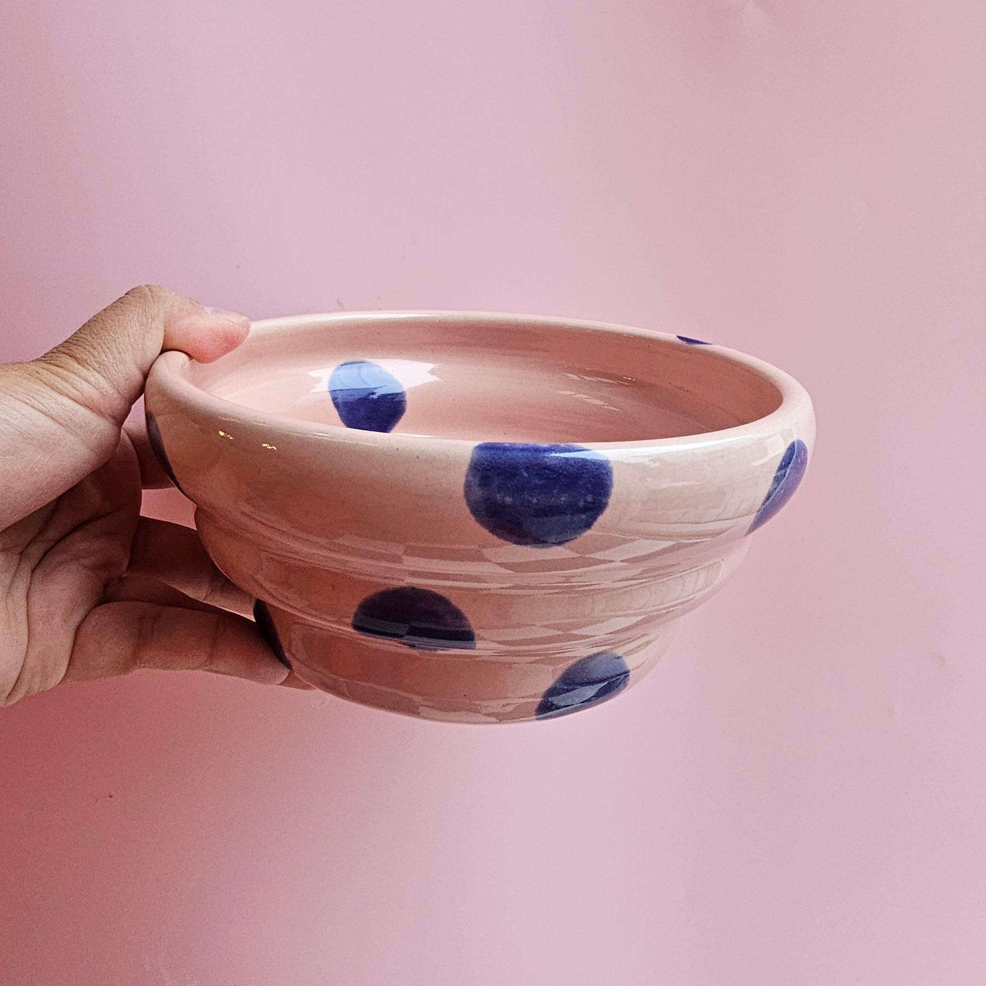 POODLE RAMEN BOWL DOTS