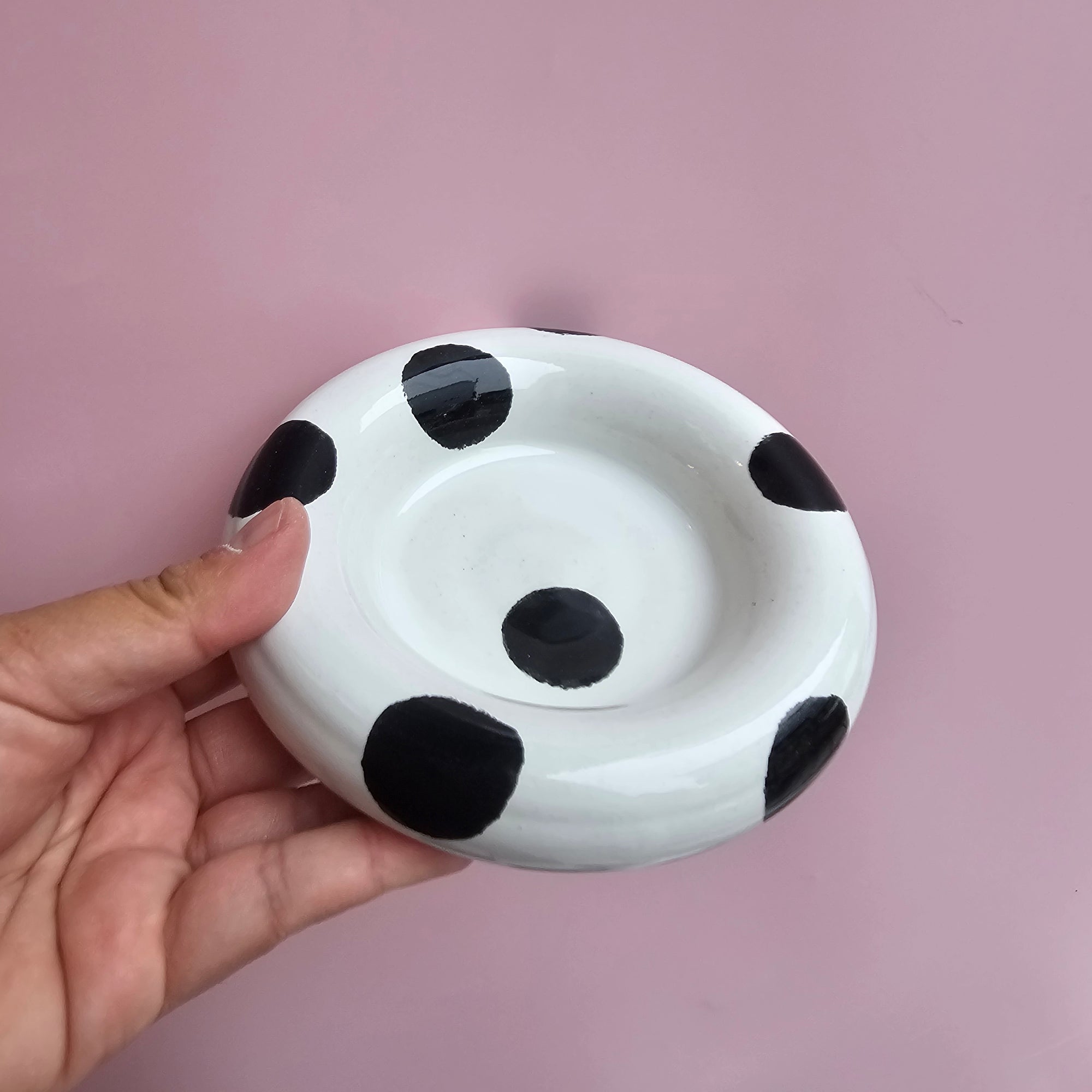 DALMATIAN DOTS CHUBBY DISH