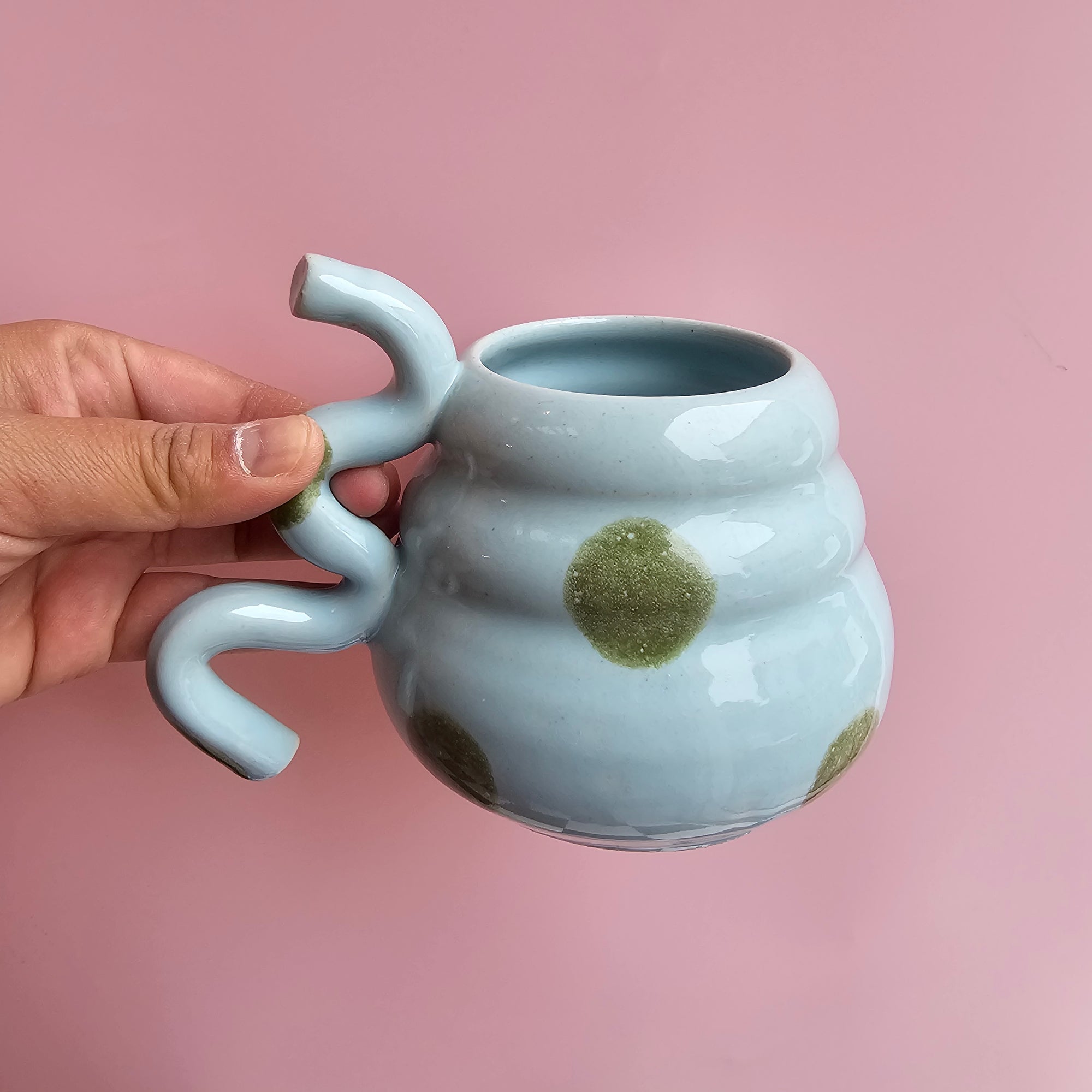 EARTH CHUBBY MUG DOTS