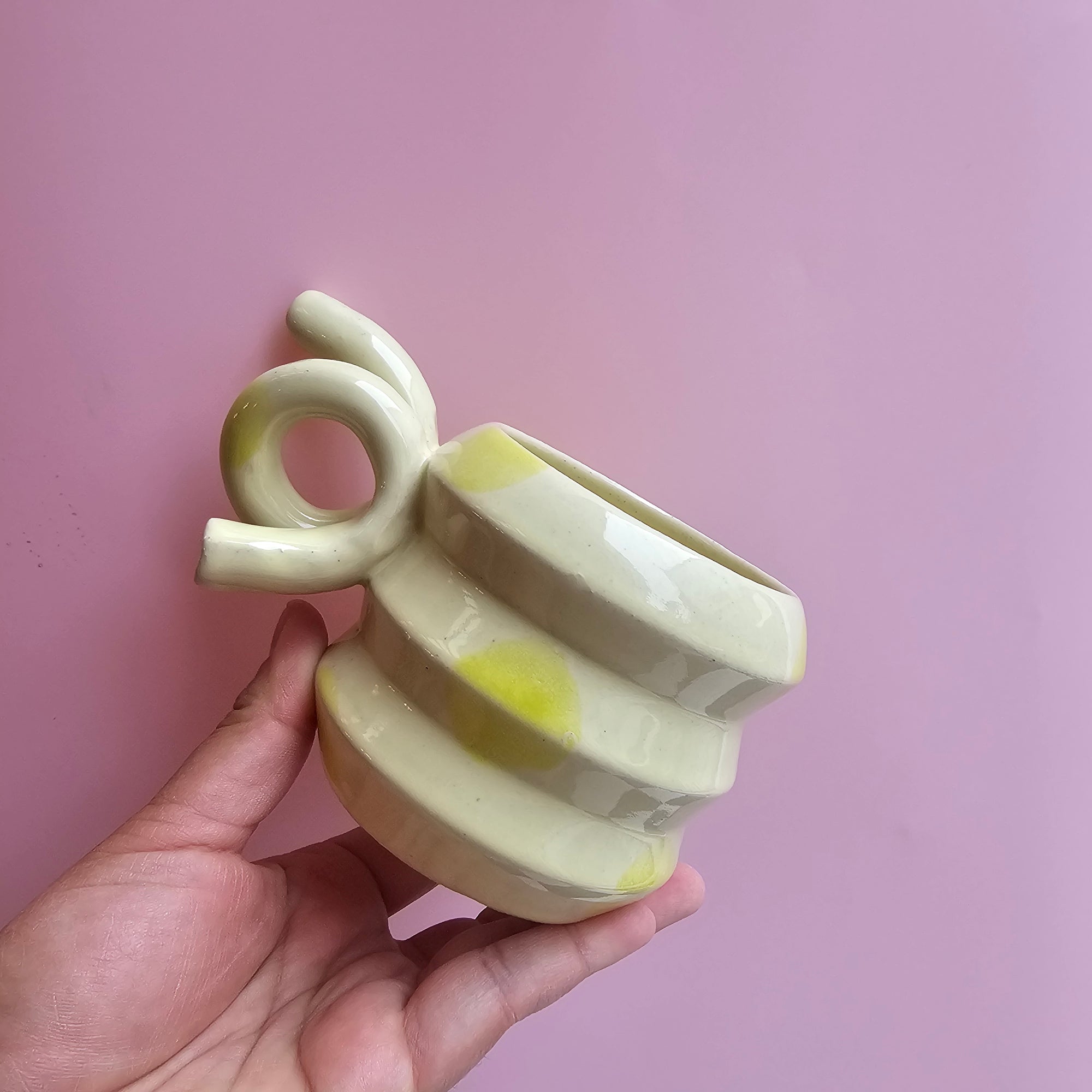 ZIG ZAG KEY LIME PIE MUG
