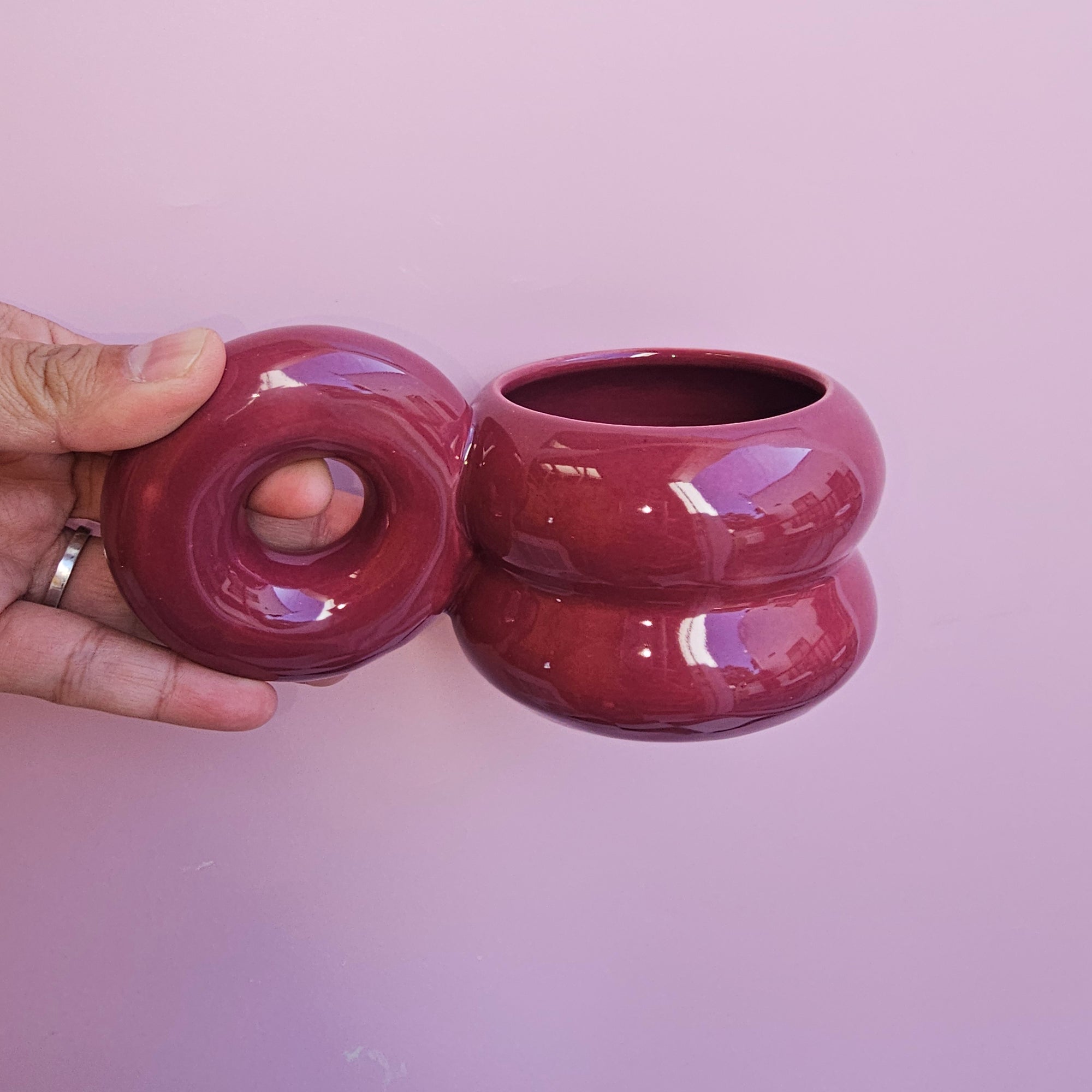 WINE DONUT MUG