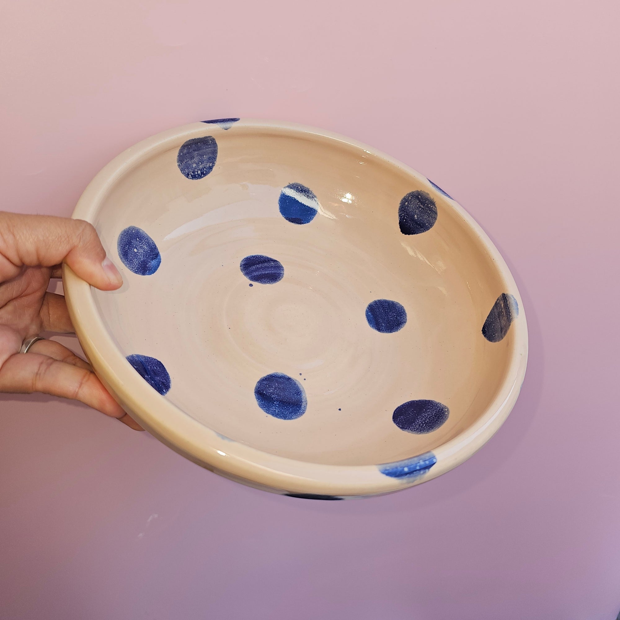 DALMATIAN POLKA DOT PLATE BOWL (Copy)