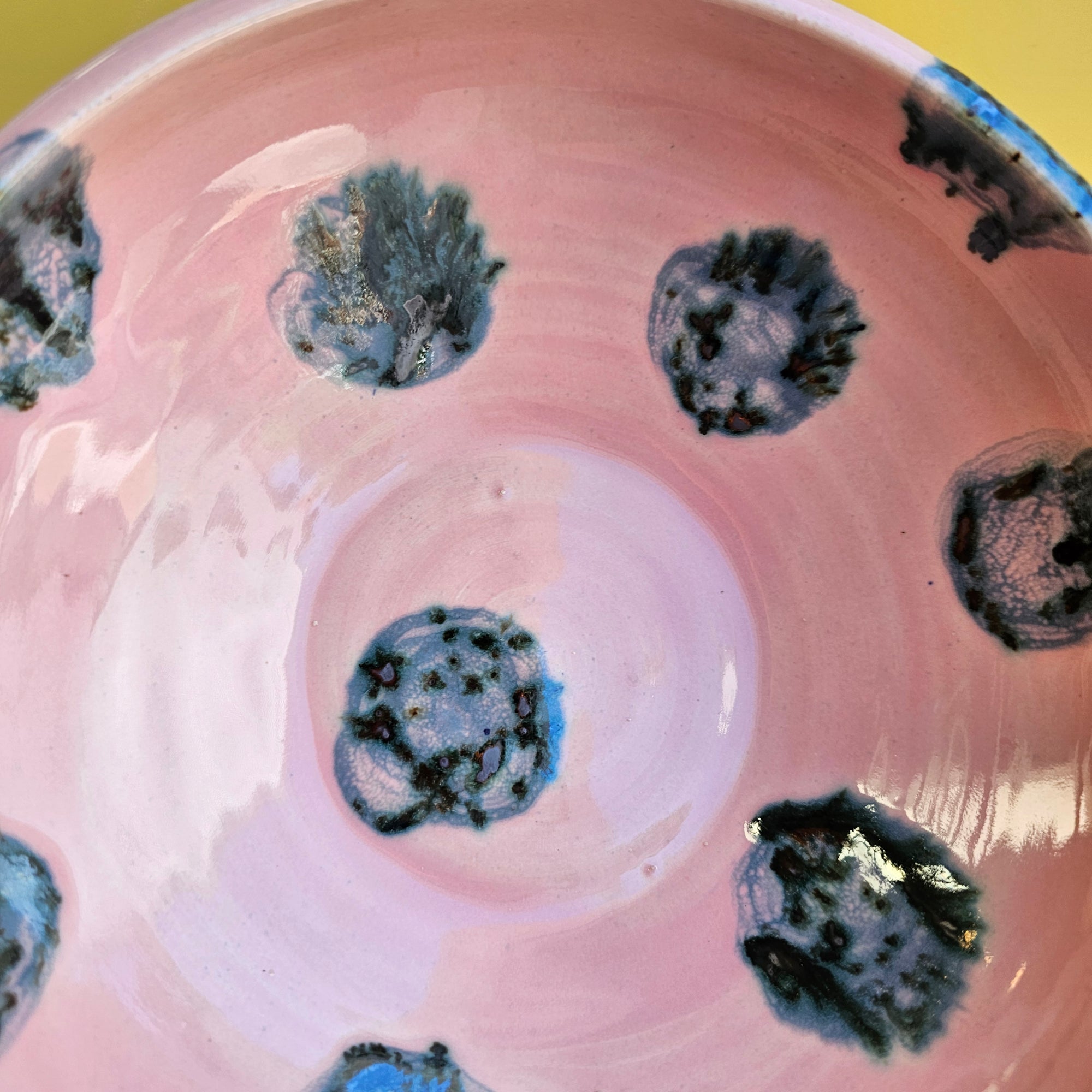 BIG DOTS PINKY & METEOR PLATE BOWL