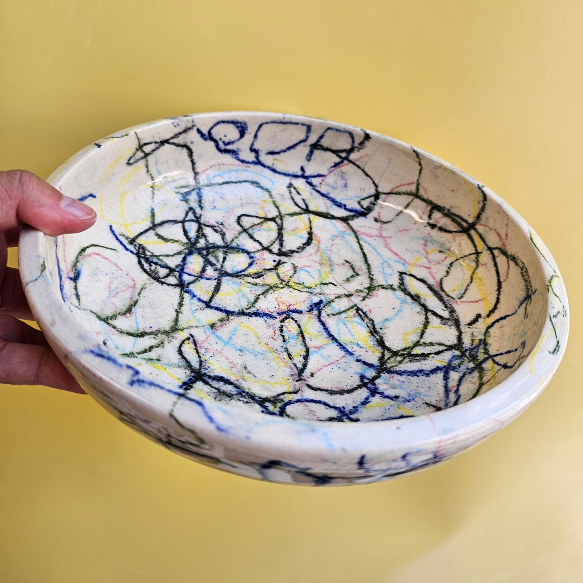 SCRIBBLES PLATE BOWL