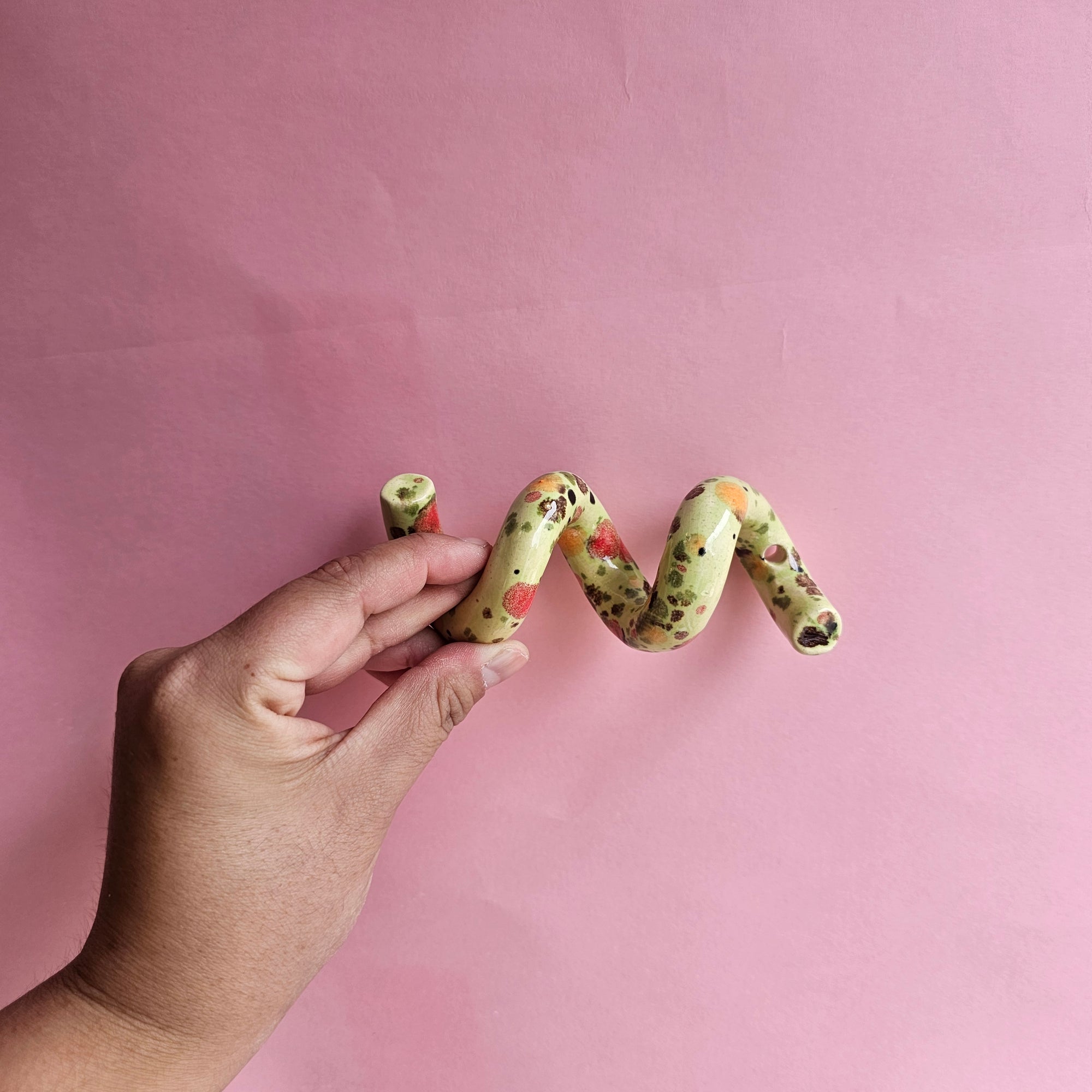 MATTE PERSIMMON JEWELRY WALL HOOK