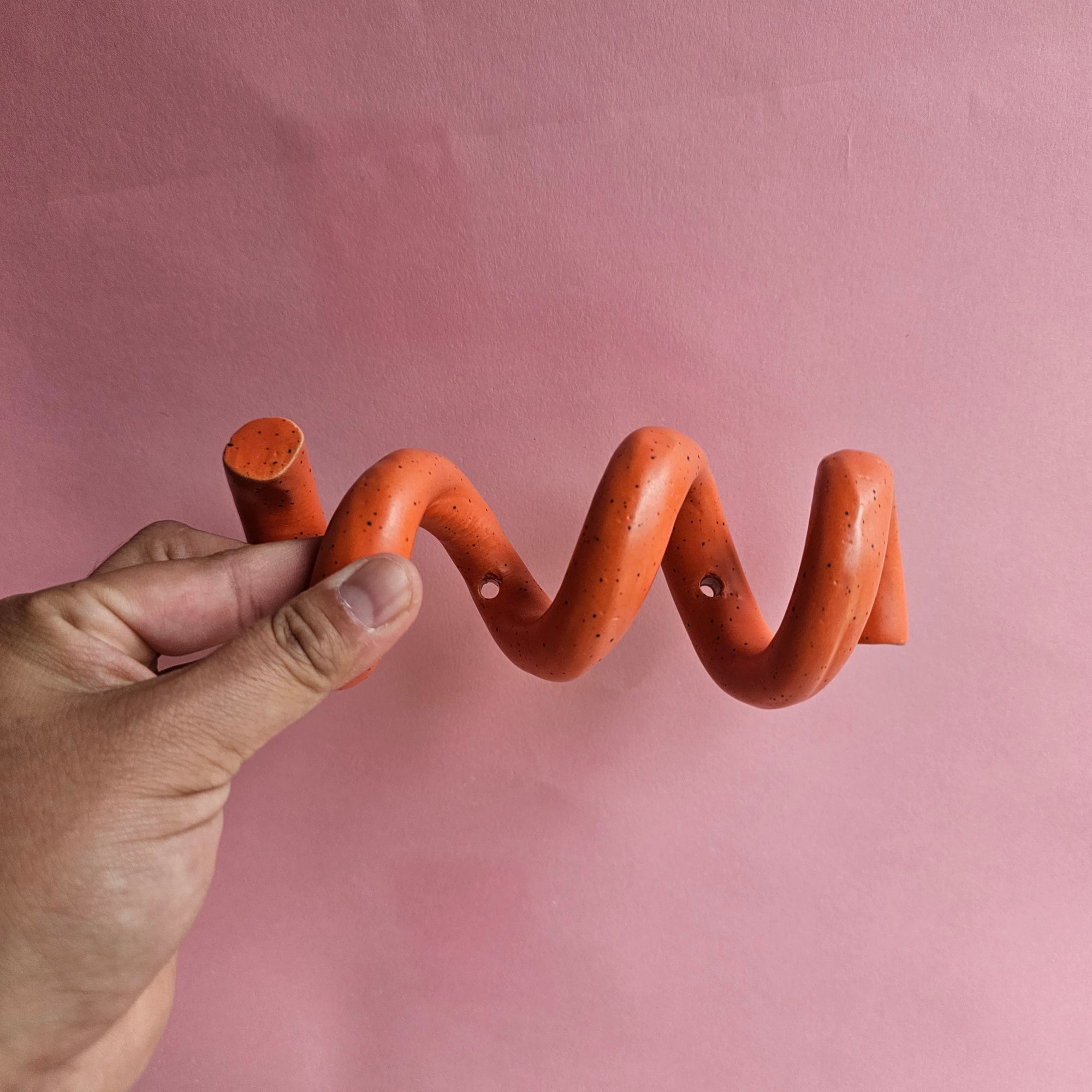 MATTE PERSIMMON WALL HOOK