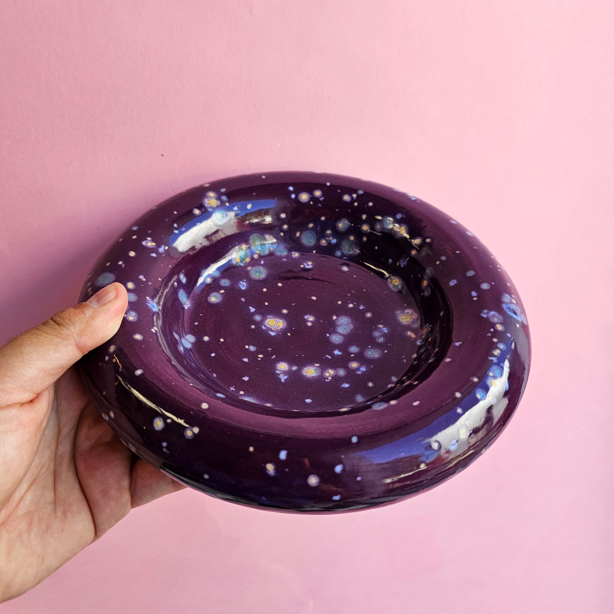 EGGPLANT BUBBLE PLATE