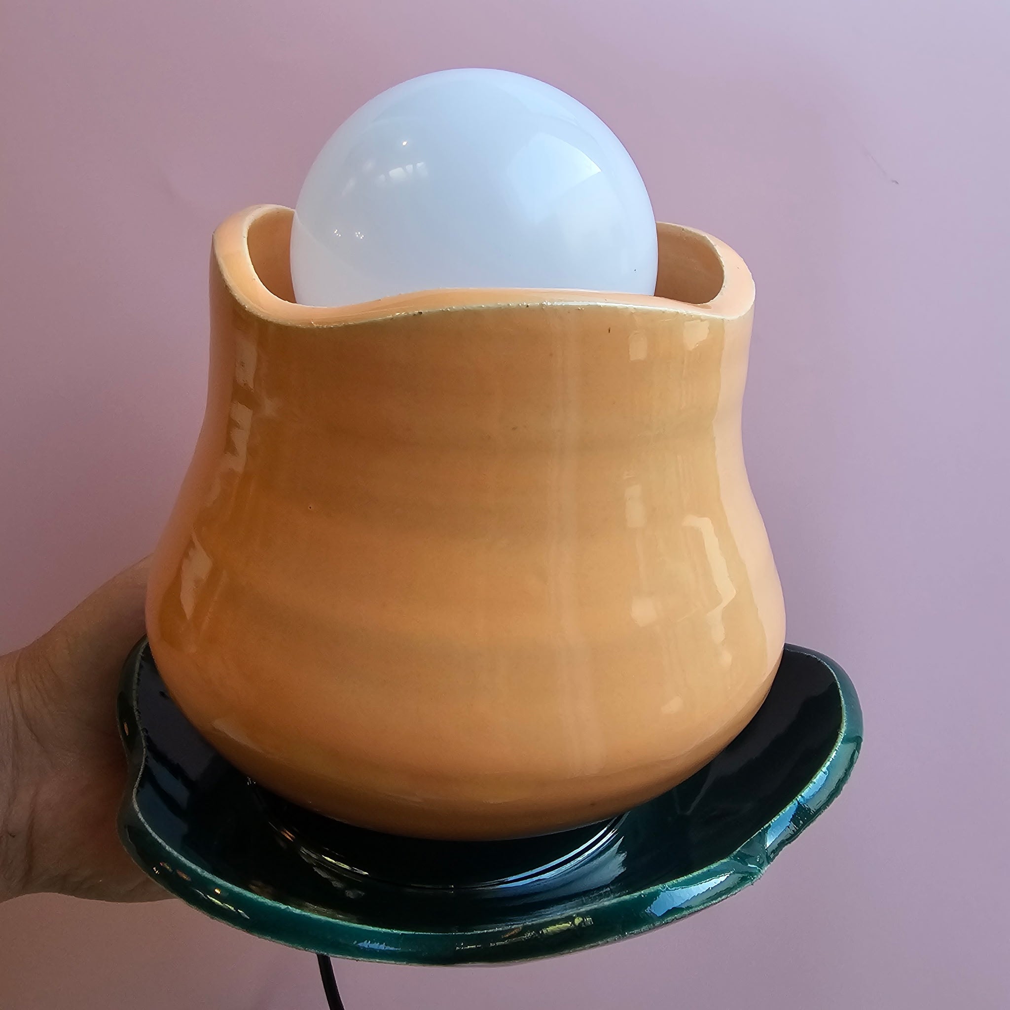 PEACHY TULIP LAMP!
