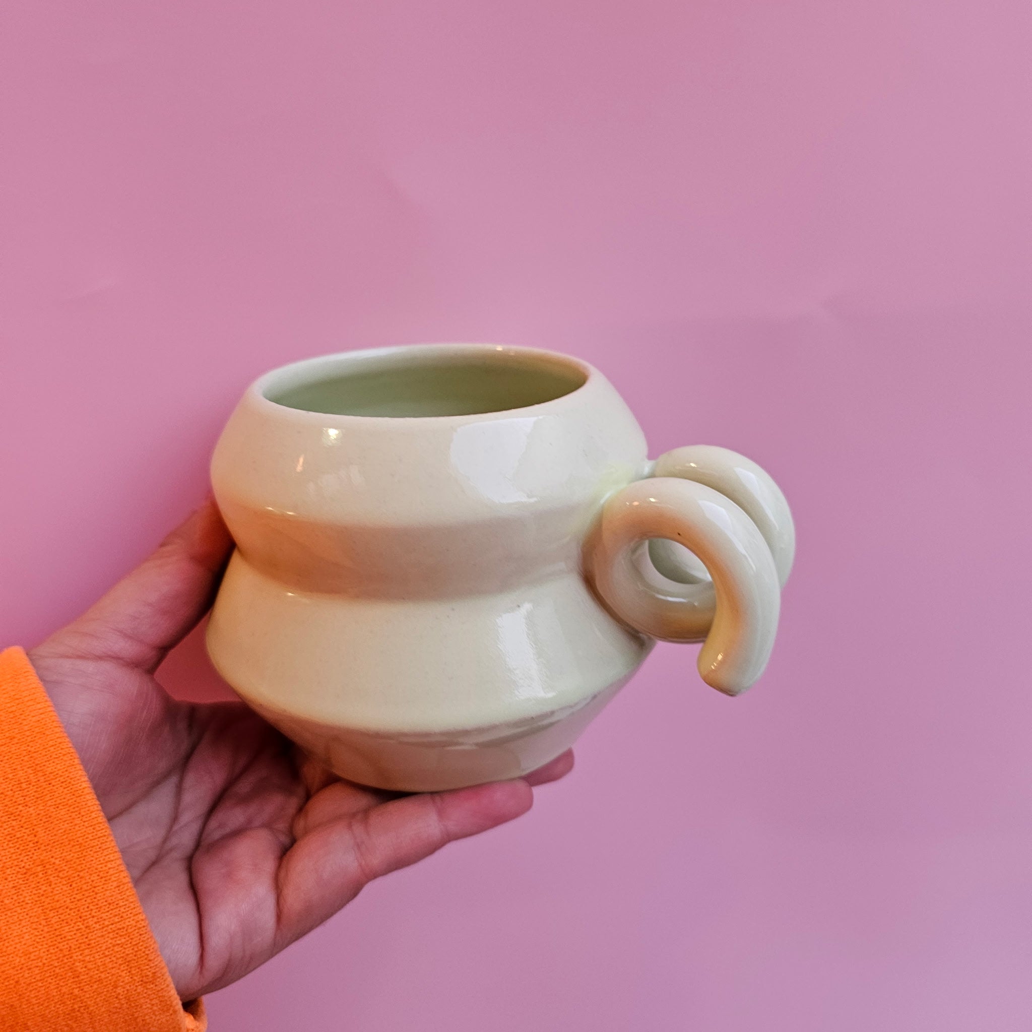 MINTY ANGLES CORKSCREW MUG!