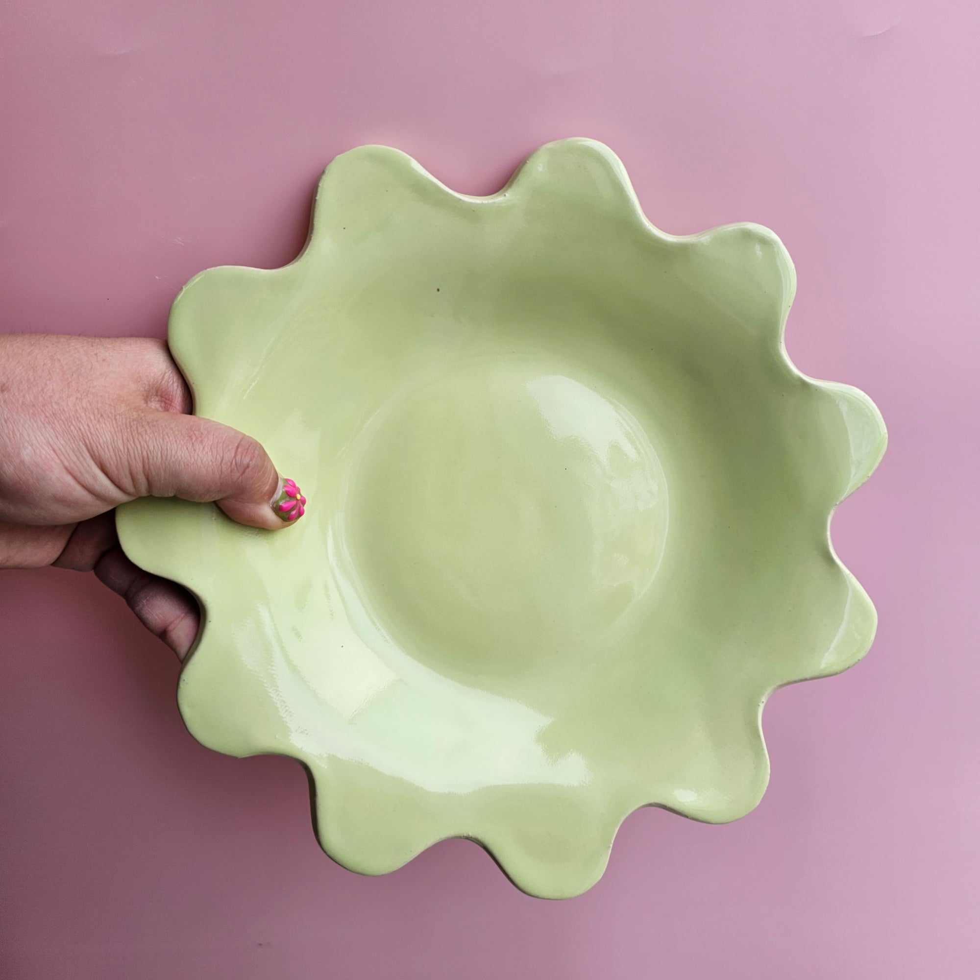 MINT DAISY PLATE!